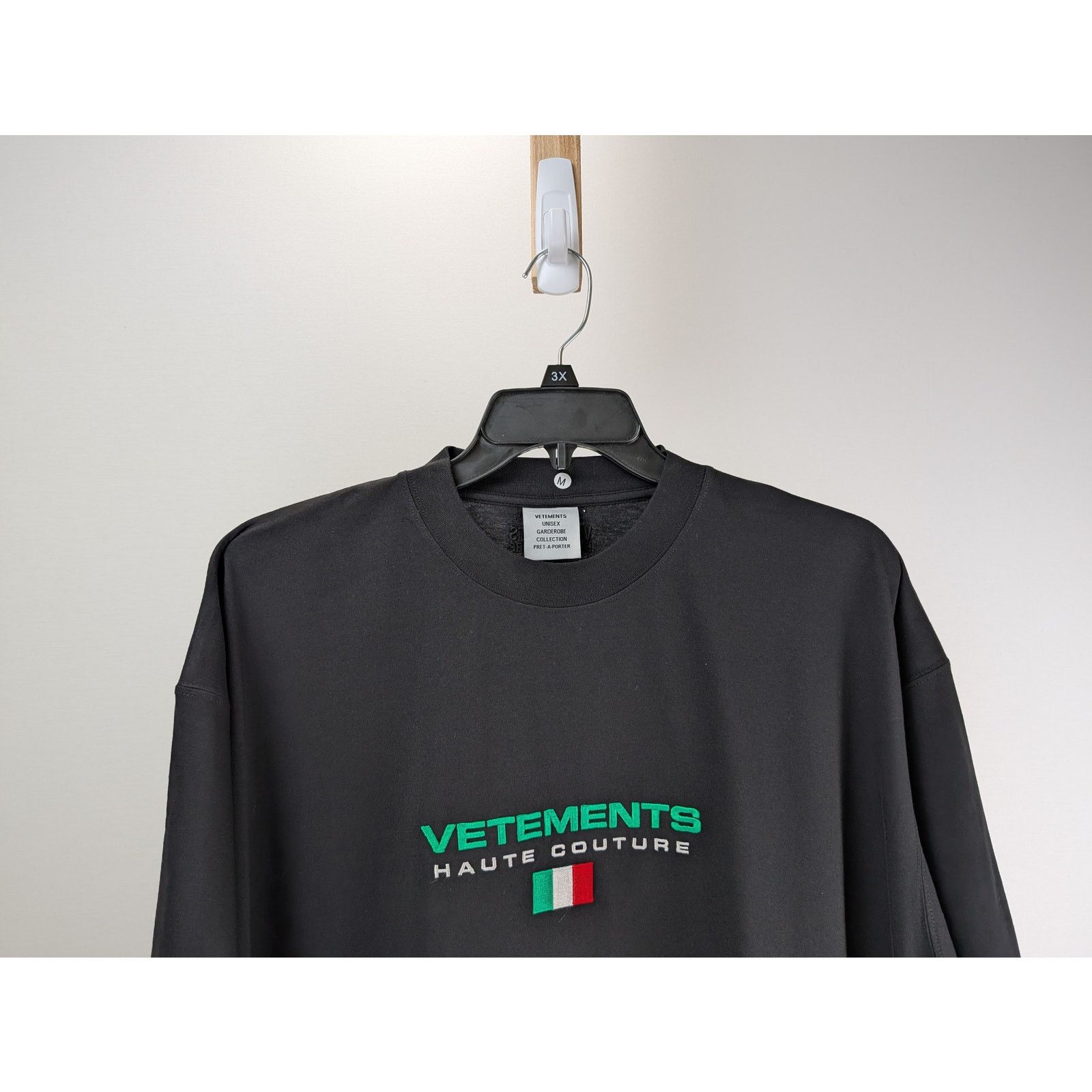Vetements o1rshd1 Haute Couture France T-Shirt in Black Size US M / EU 48-50 / 2 - 5 Thumbnail