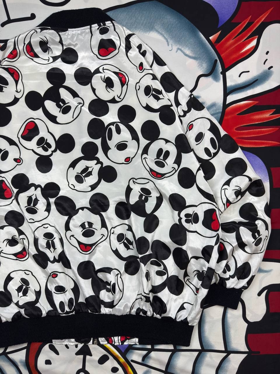 Mickey Mouse Rare Vintage 90s Disney Mickey&Co Bomber Jacket AOP Mickey Size US M / EU 48-50 / 2 - 10 Thumbnail