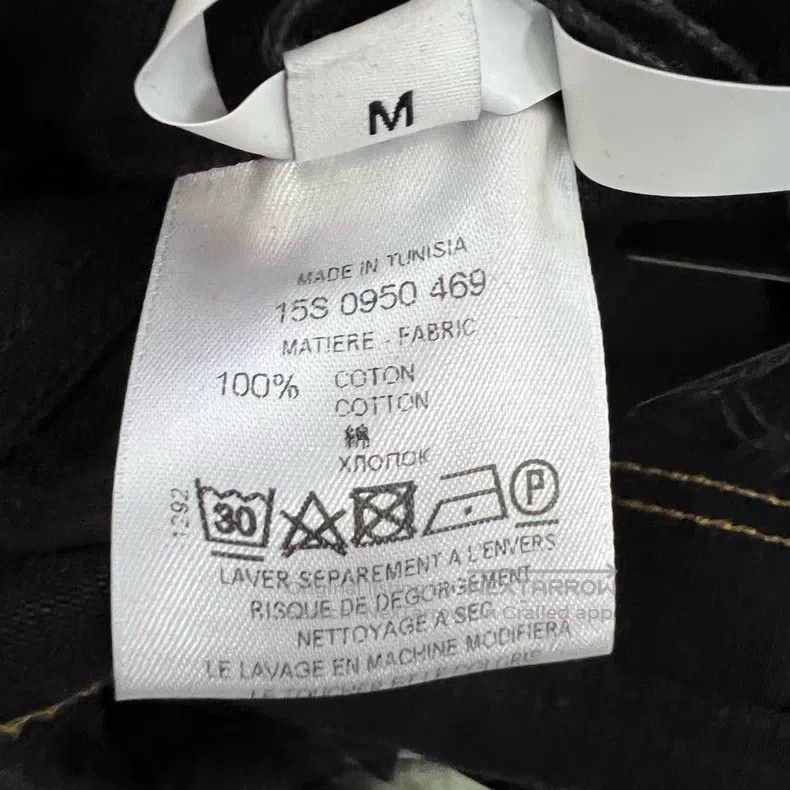 Givenchy Givenchy Geometric Irregular Line Denim Jacket Size M Size US M / EU 48-50 / 2 - 4 Thumbnail