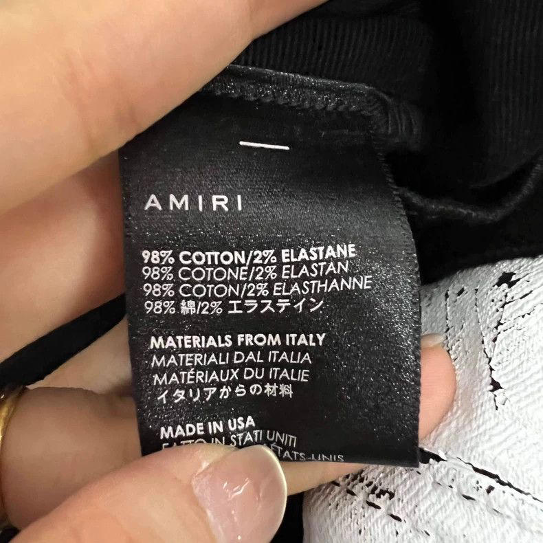 Amiri Amiri side striped slim fit long pants Size US 30 / EU 46 - 4 Thumbnail