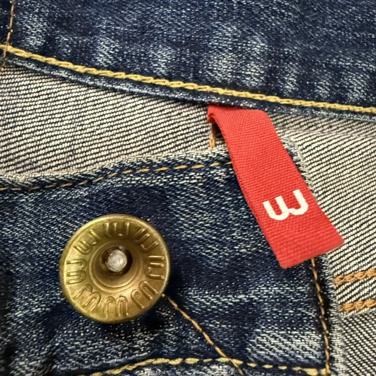 Undercover × Uniqlo 🔥🇯🇵 Vintage 90s S001 Uniqlo UJ Slim Fit Straight Jeans Denim Size US 28 / EU 44 - 13 Thumbnail