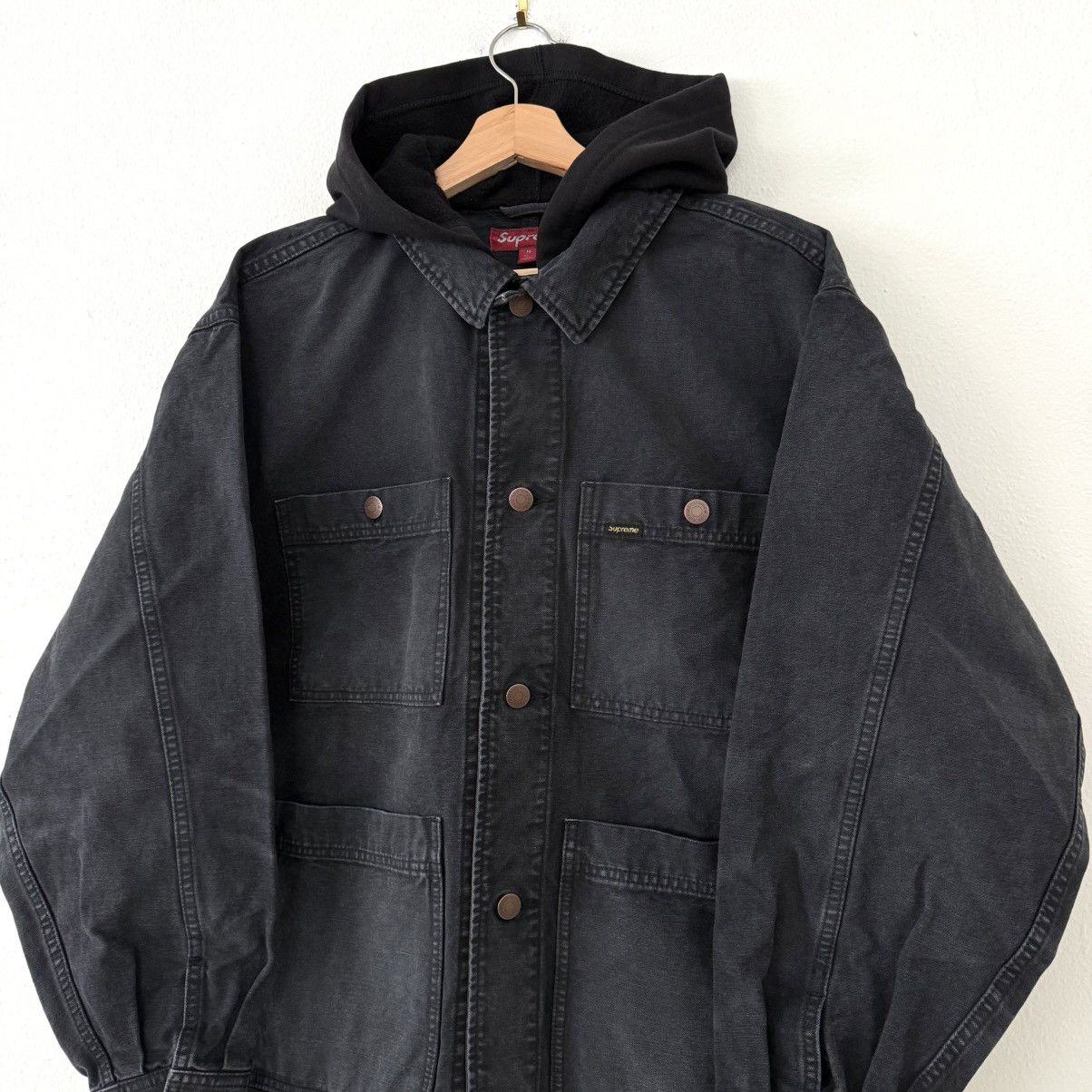 Supreme Supreme Worn Hooded Denim Chore Size US M / EU 48-50 / 2 - 5 Thumbnail