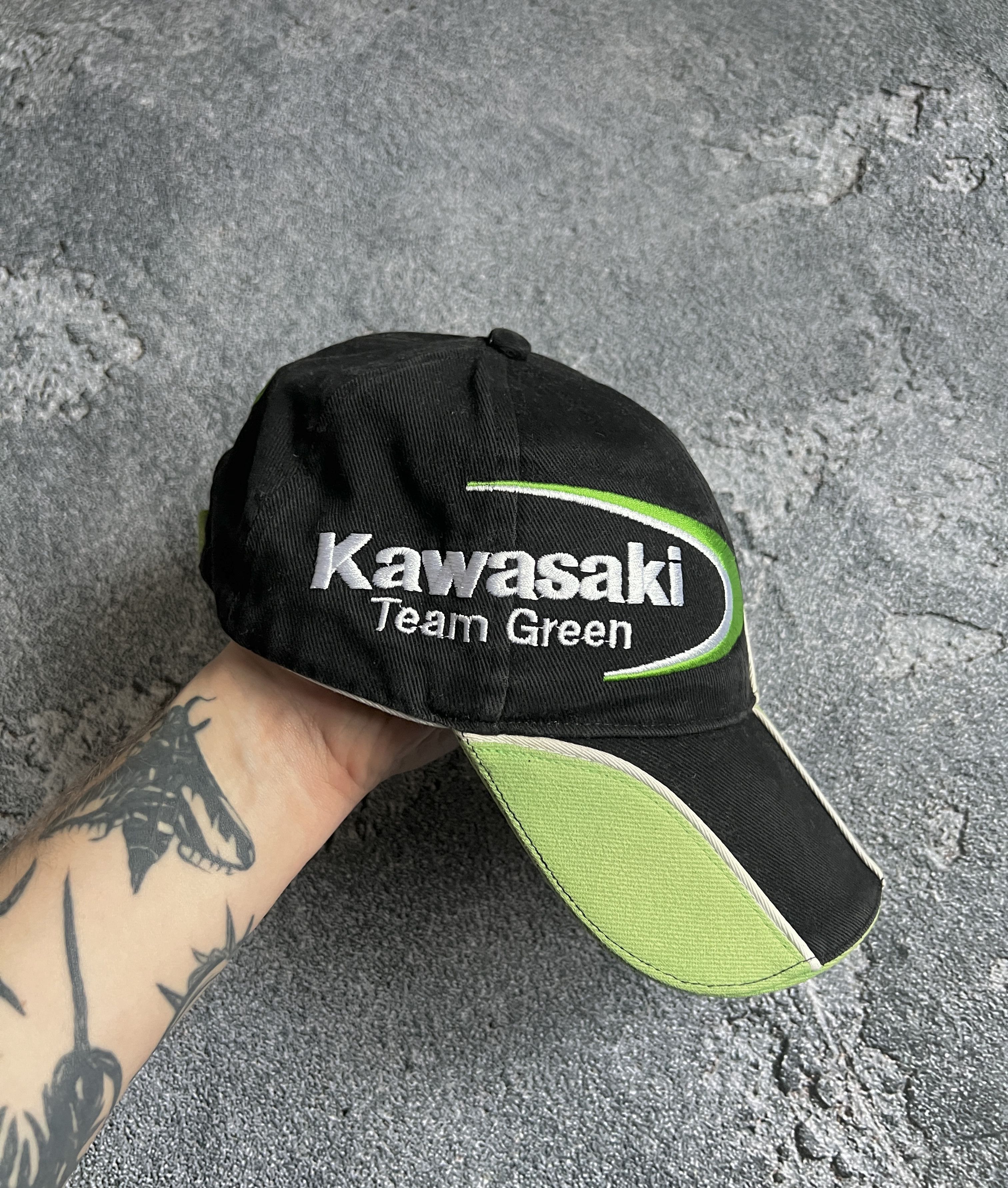 Vintage Kawasaki cap hat racing yk2 vintage Size ONE SIZE - 1 Thumbnail