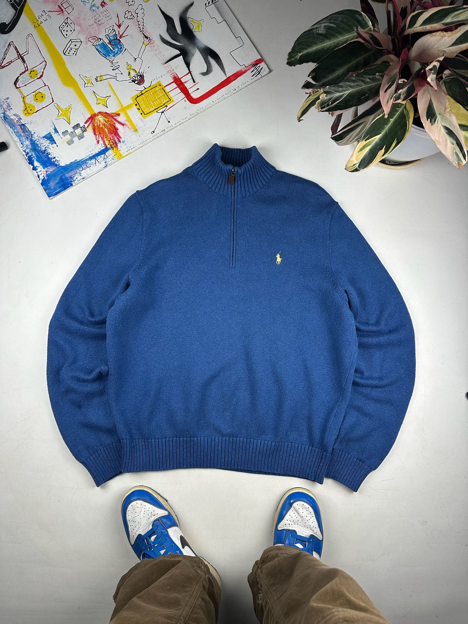 Polo Ralph Lauren Polo Ralph Lauren Sweater Quarter Zip Retro 90s Size US XL / EU 56 / 4 - 7 Thumbnail
