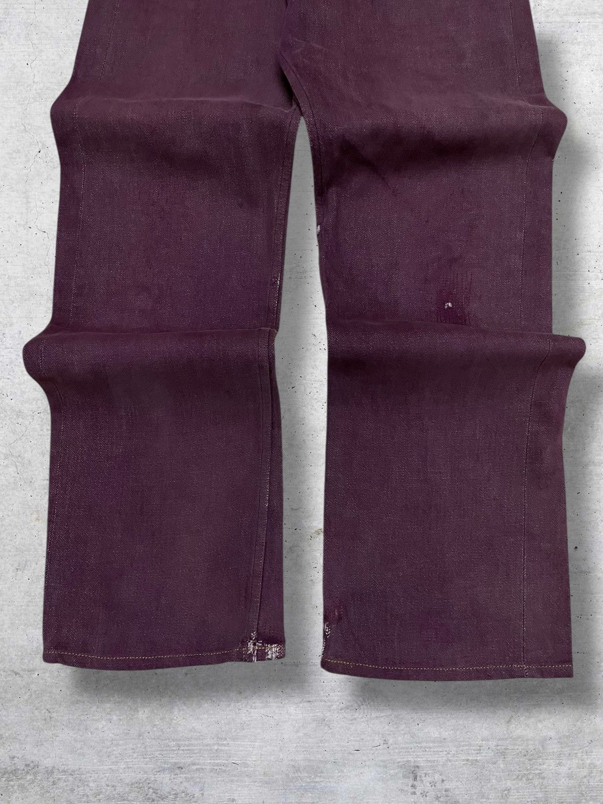 A.P.C. VINTAGE A.P.C OG 90S DESIGNER SELVEDGE UNIQUE COLOUR DENIM Size US 30 / EU 46 - 5 Thumbnail