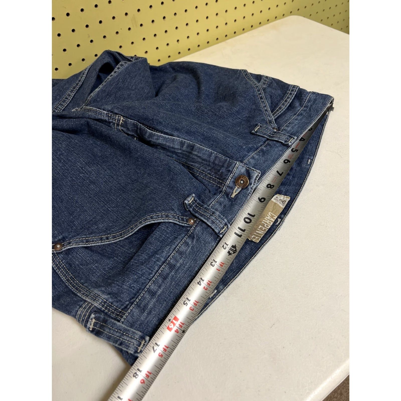 Lee VINTAGE Lee Dungarees Jeans Mens 36X34 Carpenter PAINTER Distressed Skater Relaxed Denim Jeans Men Shoes? Size US 36 / EU 52 - 7 Thumbnail