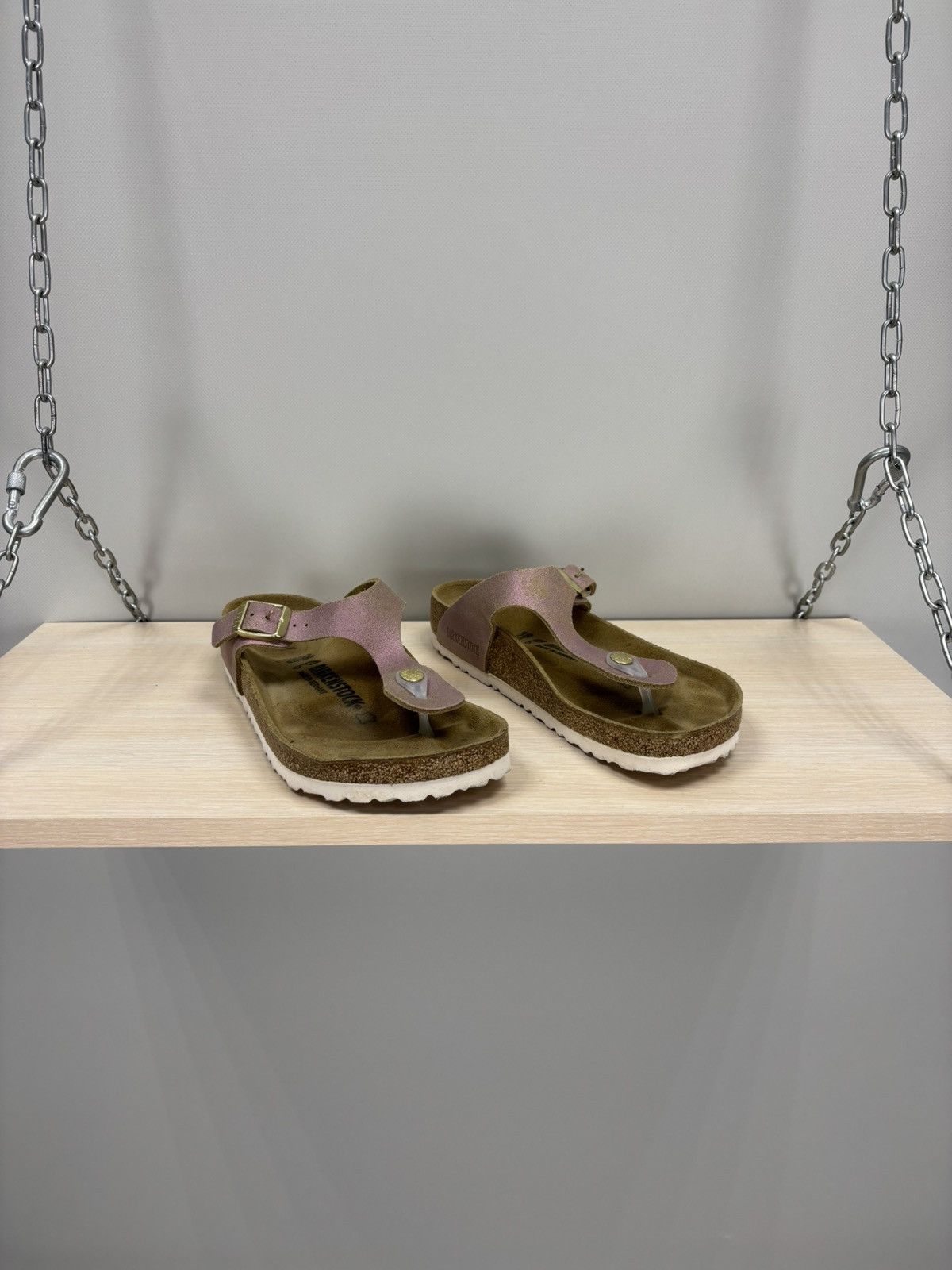 Birkenstock Womens slippers Birkenstock Size 38 Color Pink Size US 8 / IT 38 - 1 Thumbnail