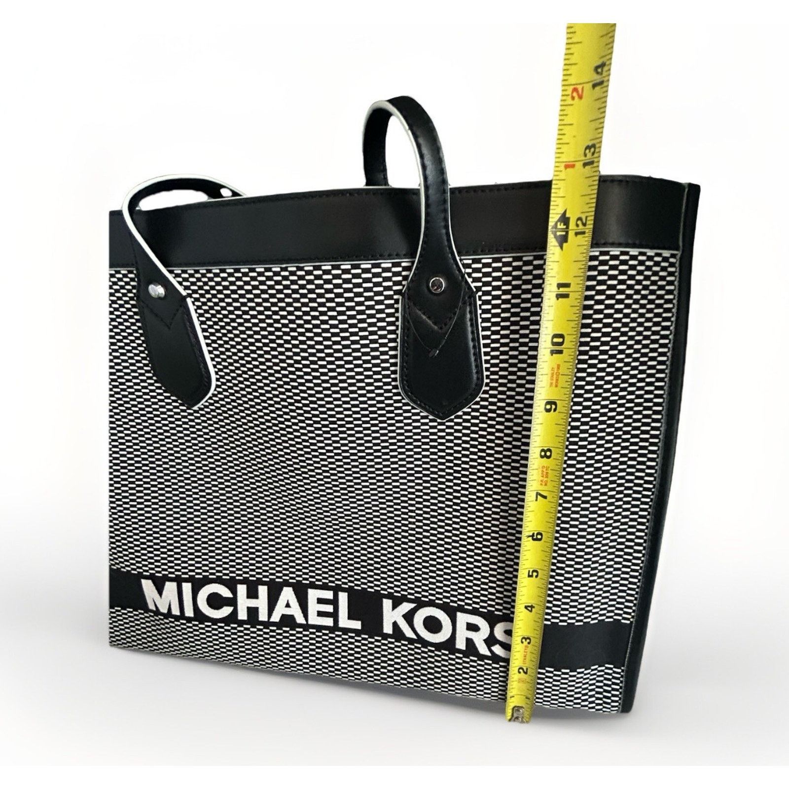 Michael Kors New Michael Kors Bay Large Tote East West Woven Canvas Bag Size ONE SIZE - 5 Thumbnail