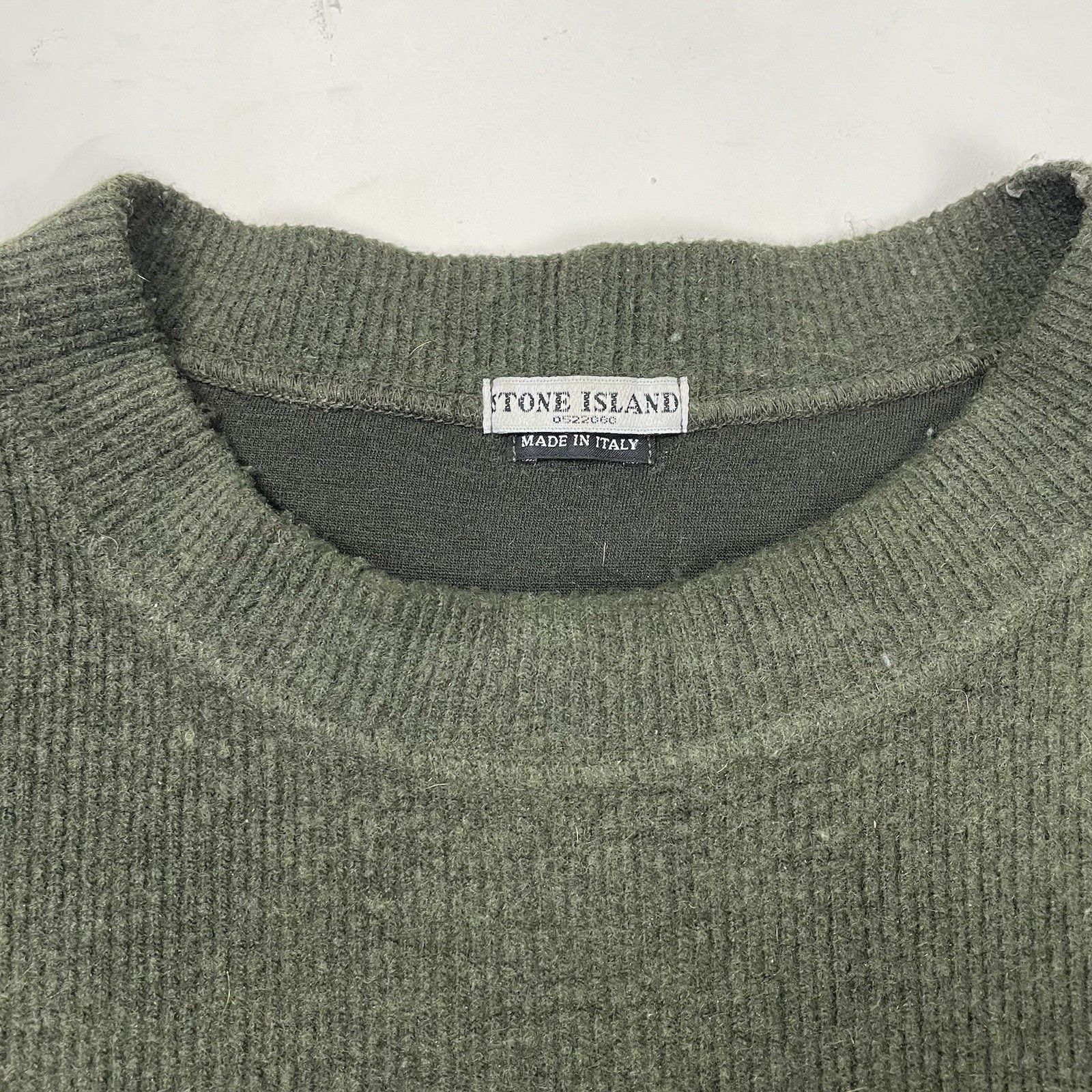 Stone Island Vintage Stone Island Mock Neck Sweatshirt Wool Nylon Size XL Size US XL / EU 56 / 4 - 3 Thumbnail