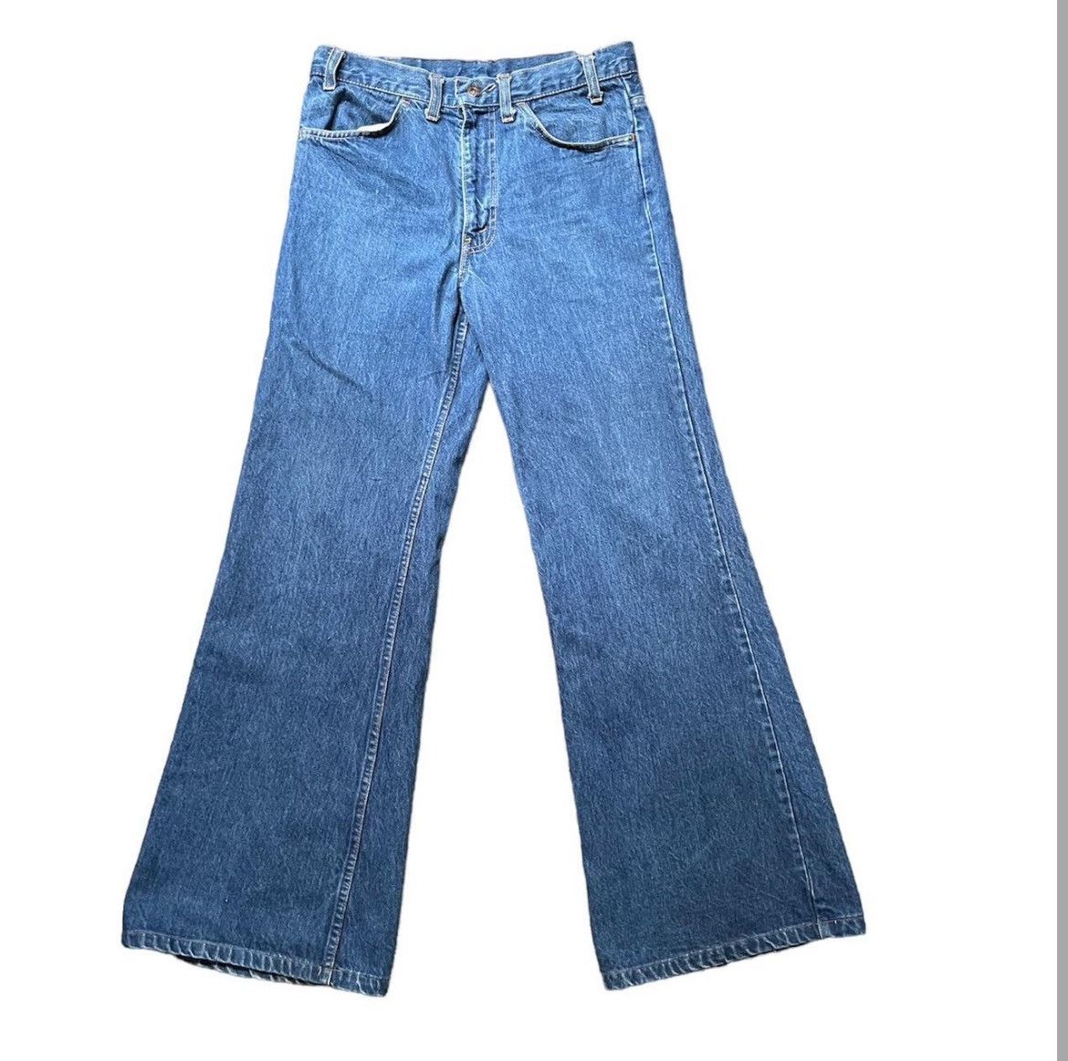 image of Jnco x Levis Vintage Levis Wide Leg Flare Bellbottoms 70's in Blue, Men's (Size 31)