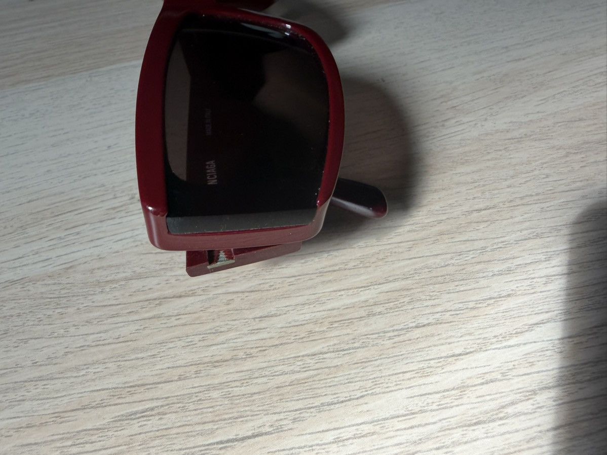 Balenciaga Balenciaga sunglasses in maroon Size ONE SIZE - 4 Thumbnail