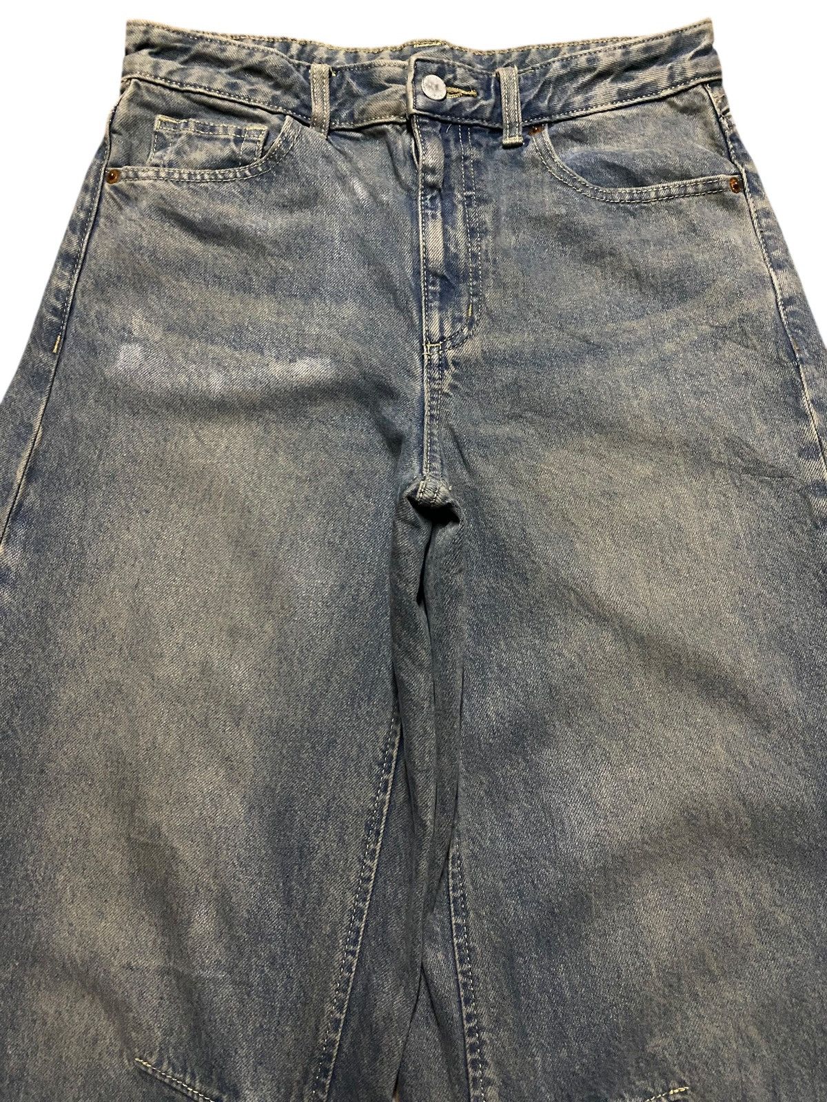 JNCO Vintage Japanese Brand Gu Mud Wash Super Baggy Jeans Size US 28 / EU 44 - 3 Thumbnail