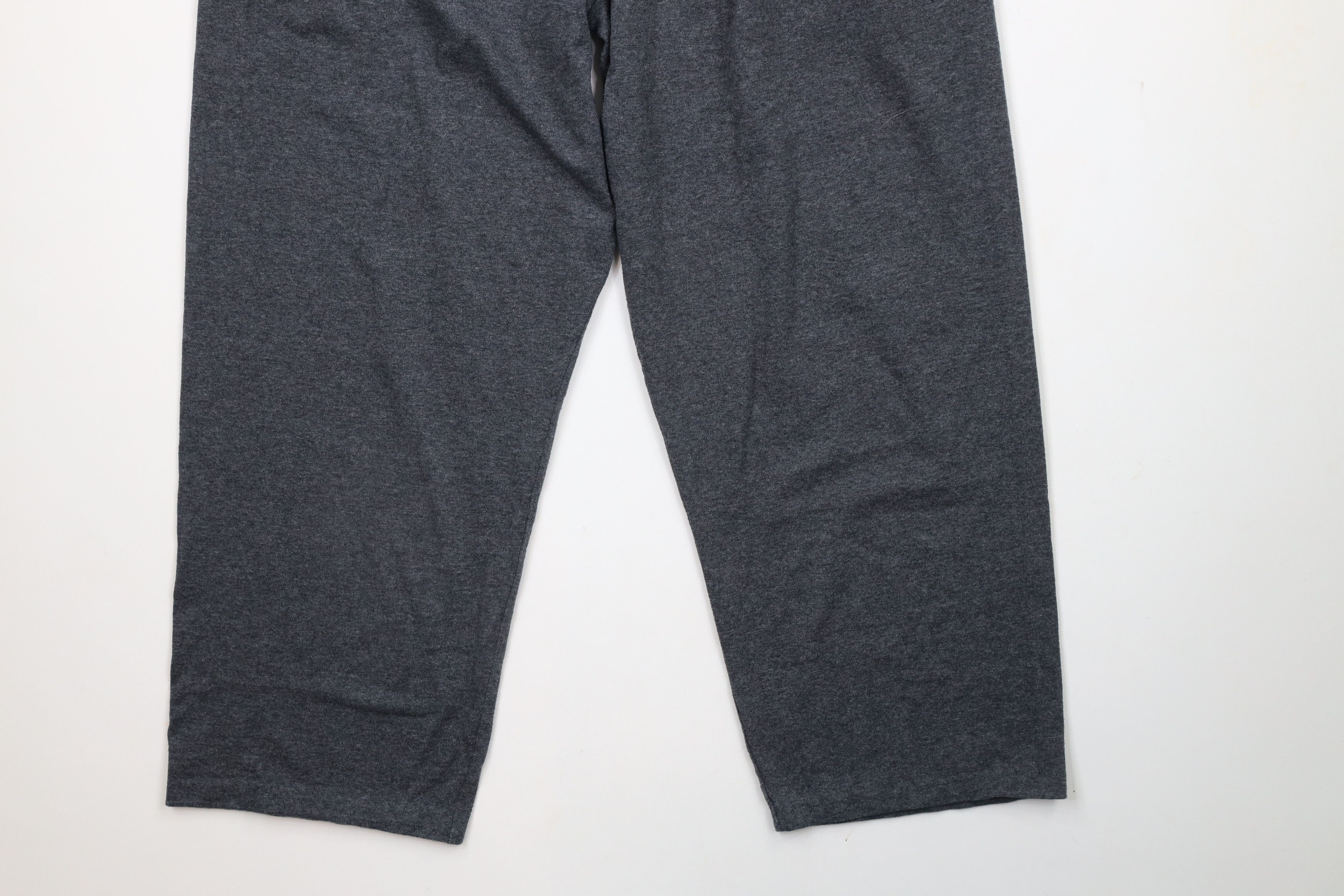 Russell Athletic × Vintage Vintage Russell Athletic Spell Out Wide Leg Sweatpants Gray Size US 34 / EU 50 - 11 Thumbnail