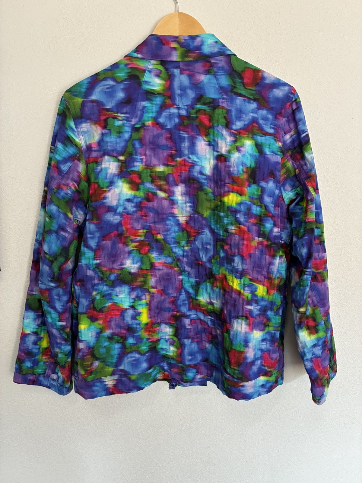Dries Van Noten Dries Van Noten Abstract Print Lightweight Silk Coat (40) Size M / US 6-8 / IT 42-44 - 2 Thumbnail