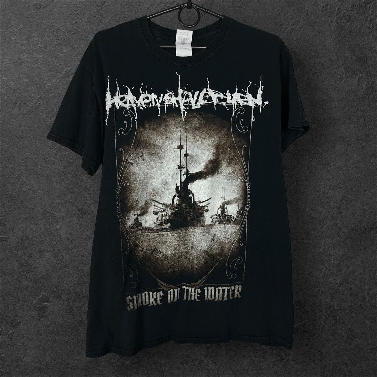 Band Tees × Vintage Heaven Shull Burn Smoke On the Water And Fire in The Sky Tee Size US M / EU 48-50 / 2 - 1 Thumbnail