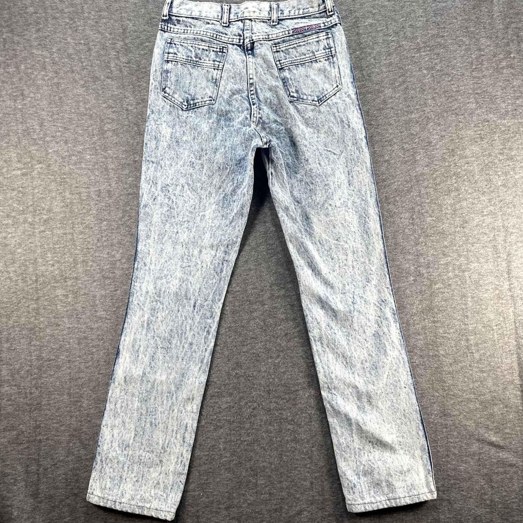 Vintage VINTAGE Bristol Blues Jeans Mens 30x34 Acid Wash Made USA Union Jack Patch 90s Jeans Mens 30 34 Blue Cotton Denim Straight Pocket Union Jack 90s Size US 30 / EU 46 - 4 Thumbnail