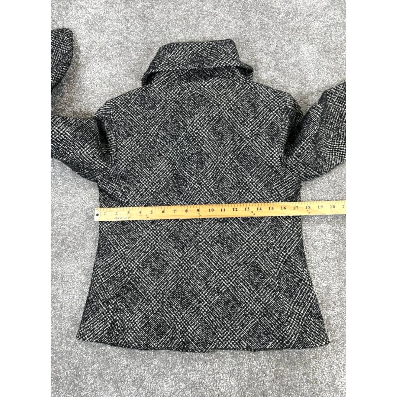 Talbots Talbots Jacket Womens 6 Petite Black Wool Blend Size M / US 6-8 / IT 42-44 - 5 Thumbnail