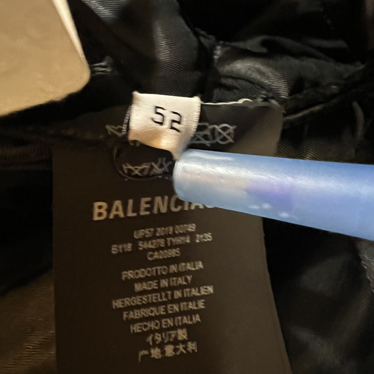 Balenciaga Balenciaga Twinset Plaid Leather Jacket FW18 (NO VEST) Size US L / EU 52-54 / 3 - 10 Thumbnail