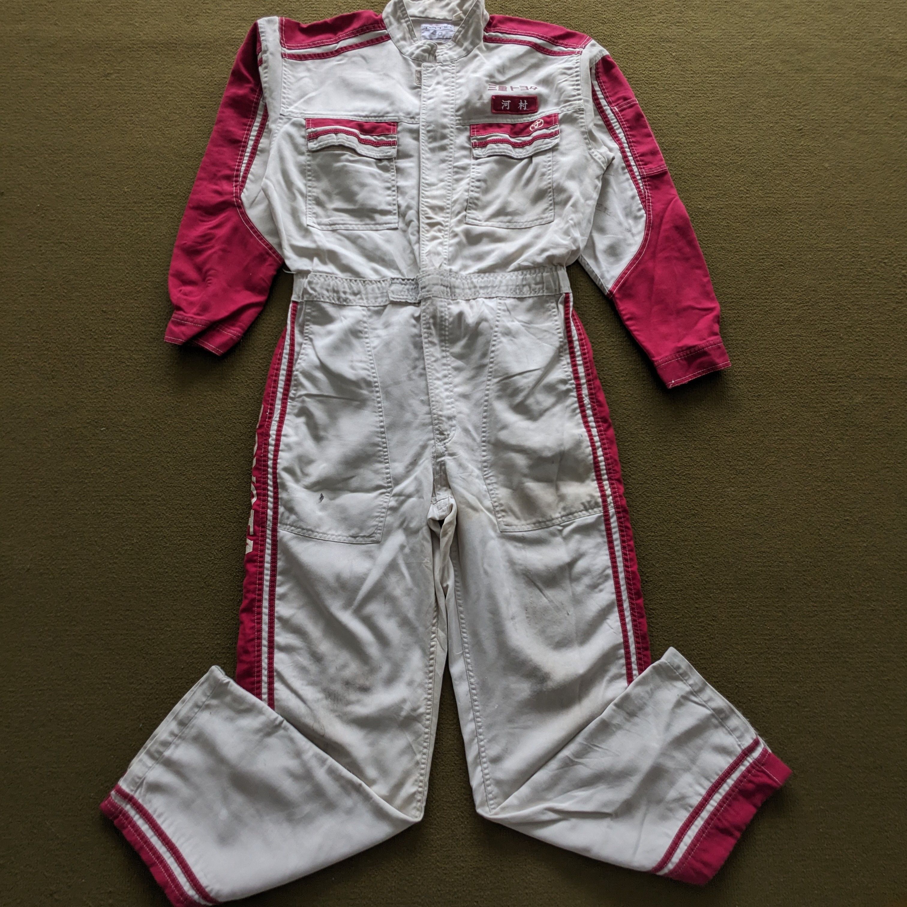 Vintage Vintage TOYOTA Motorsports Racing Coverall Workwear Jacket Size US XL / EU 56 / 4 - 3 Thumbnail