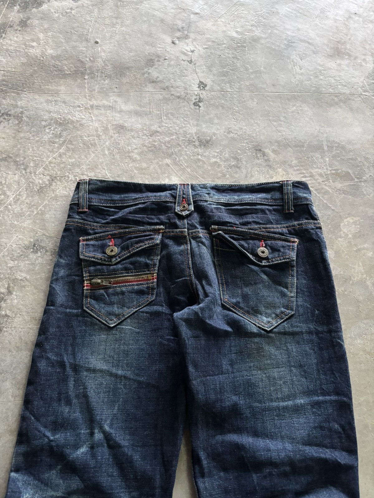20471120 × Hysteric Glamour × Japanese Brand japanese dope design with sick faded wash punk grunge gothic Size US 35 - 13 Thumbnail