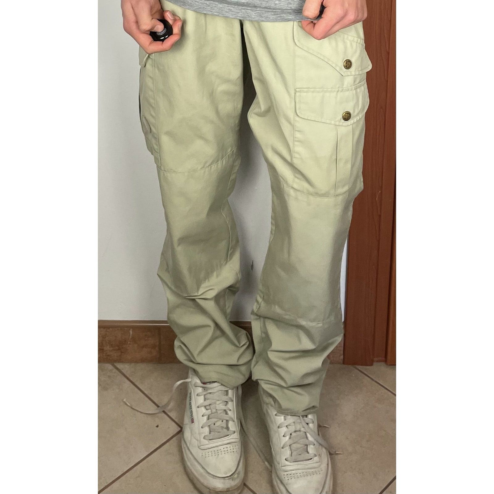 Fjallraven Fjällräven Men's Green Polyester Zip Fly Cargo Pant Size 36 Size US 36 / EU 52 - 2 Thumbnail