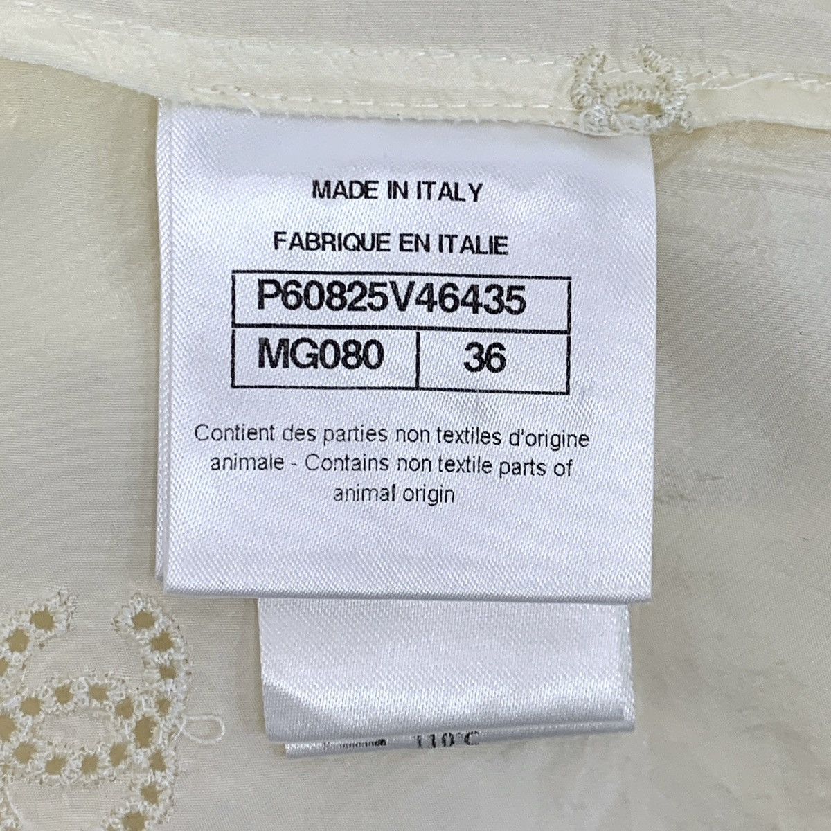 Chanel Chanel Hollow Out Embroidered Lapel Sleeveless Shirt K26WX Size S / US 4 / IT 40 - 6 Thumbnail