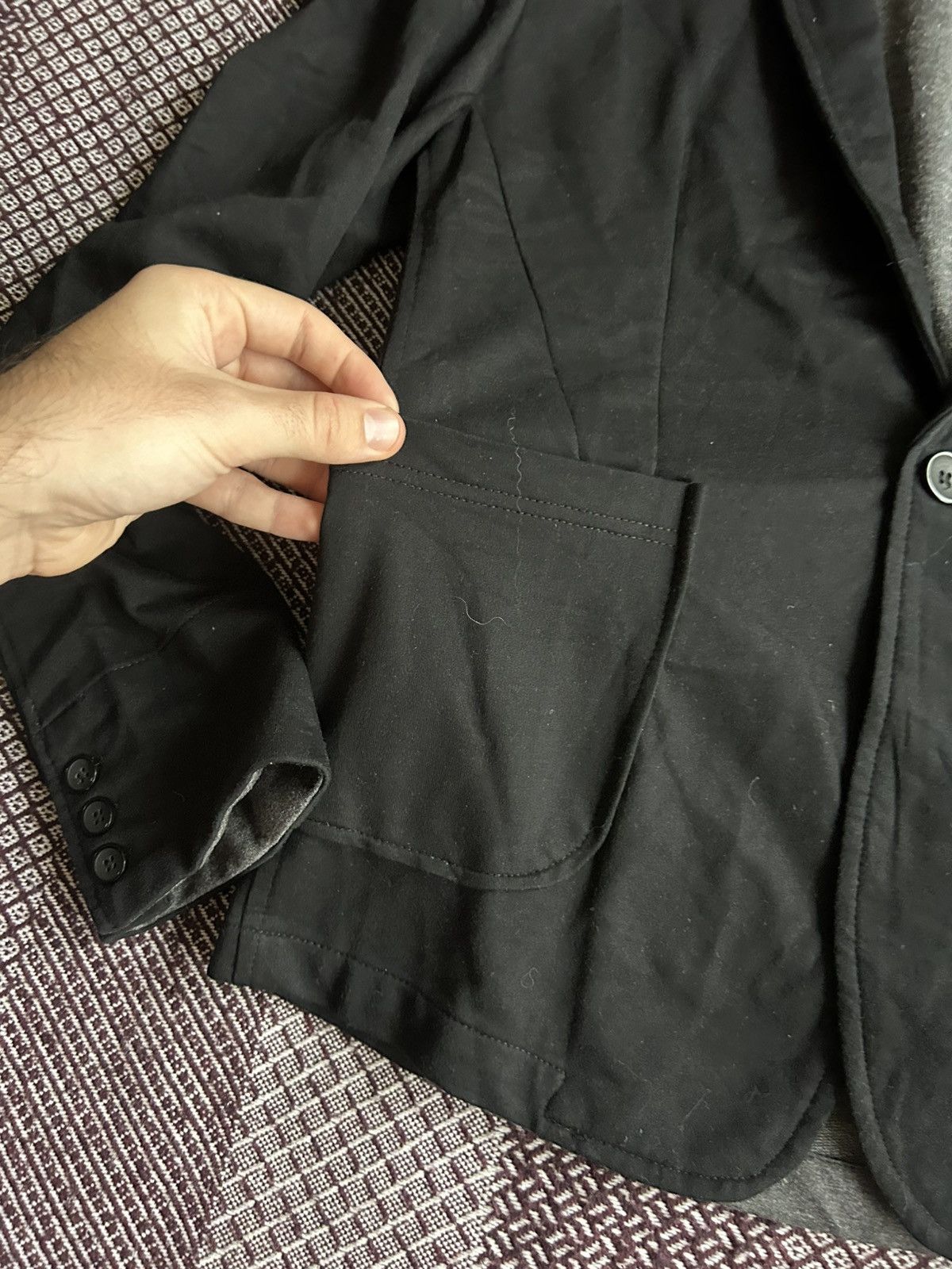 Japanese Brand Mens Blazer One Button KM027 Tokyo Japan 2002 Size XXL Rare Size 44R - 5 Thumbnail