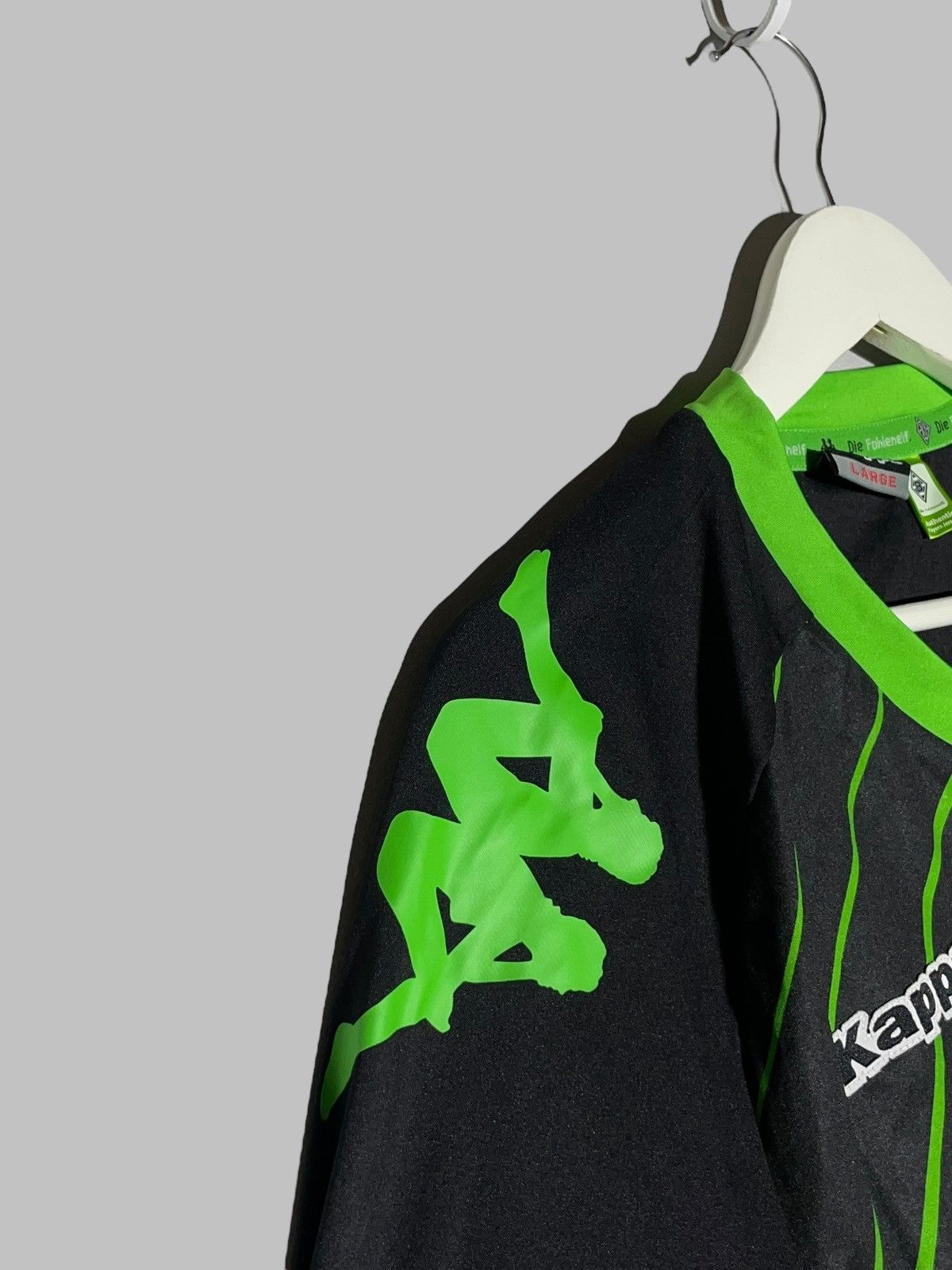 Kappa Borussia Monchengladbach Kappa 2014/15 Third Football Jersey Size US L / EU 52-54 / 3 - 8 Thumbnail