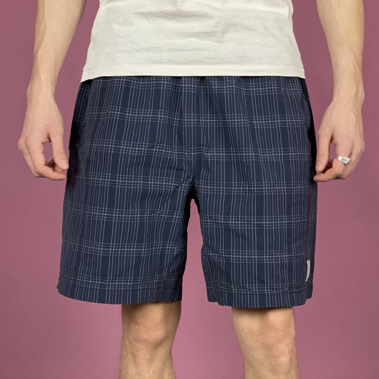 Nike × Vintage y2k Nike Vintage Men's Plaid Sport Shorts - Size XL Size US 40 / EU 56 - 3 Thumbnail