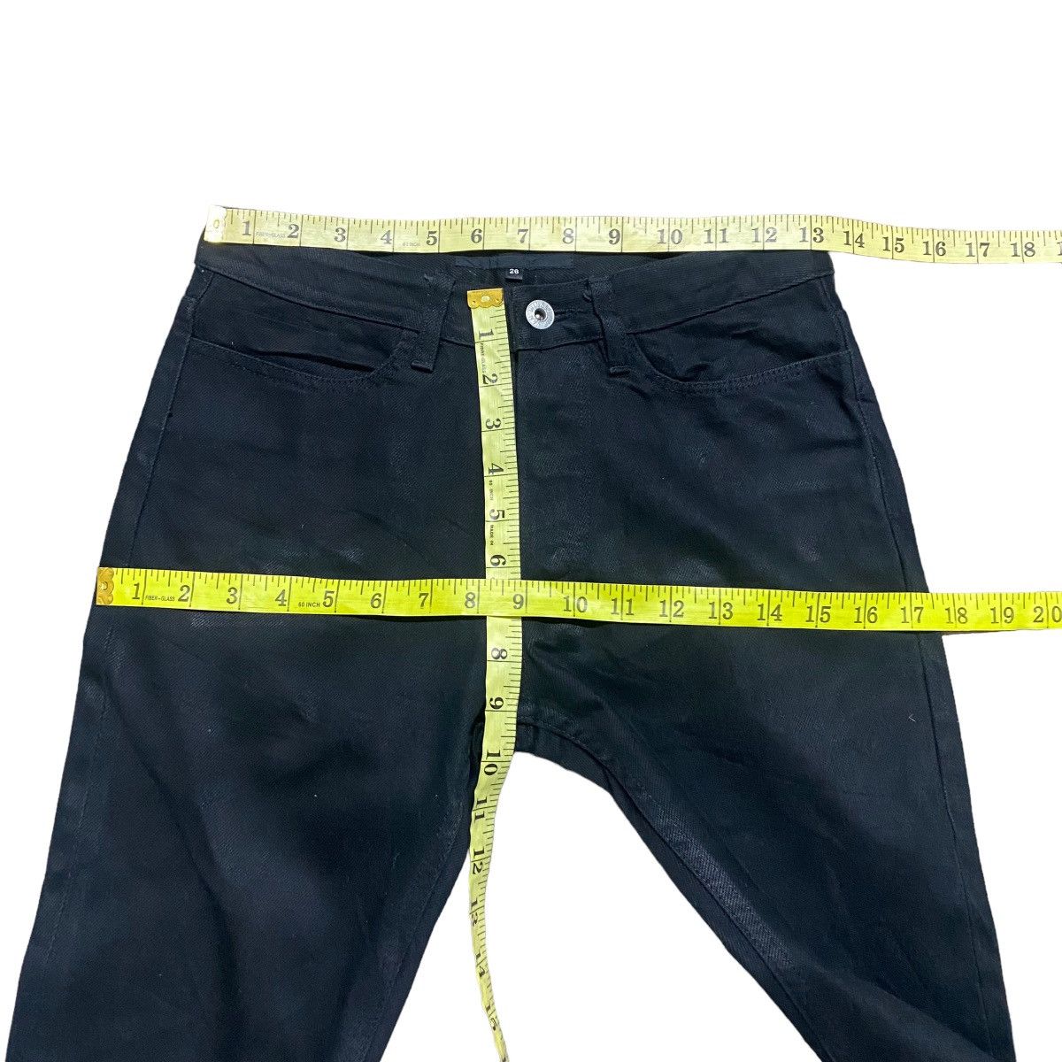 RIPVANWINKLE Rip Van Winkle Black Denim Flare Jeans Size 26" / US 2 / IT 38 - 16 Thumbnail