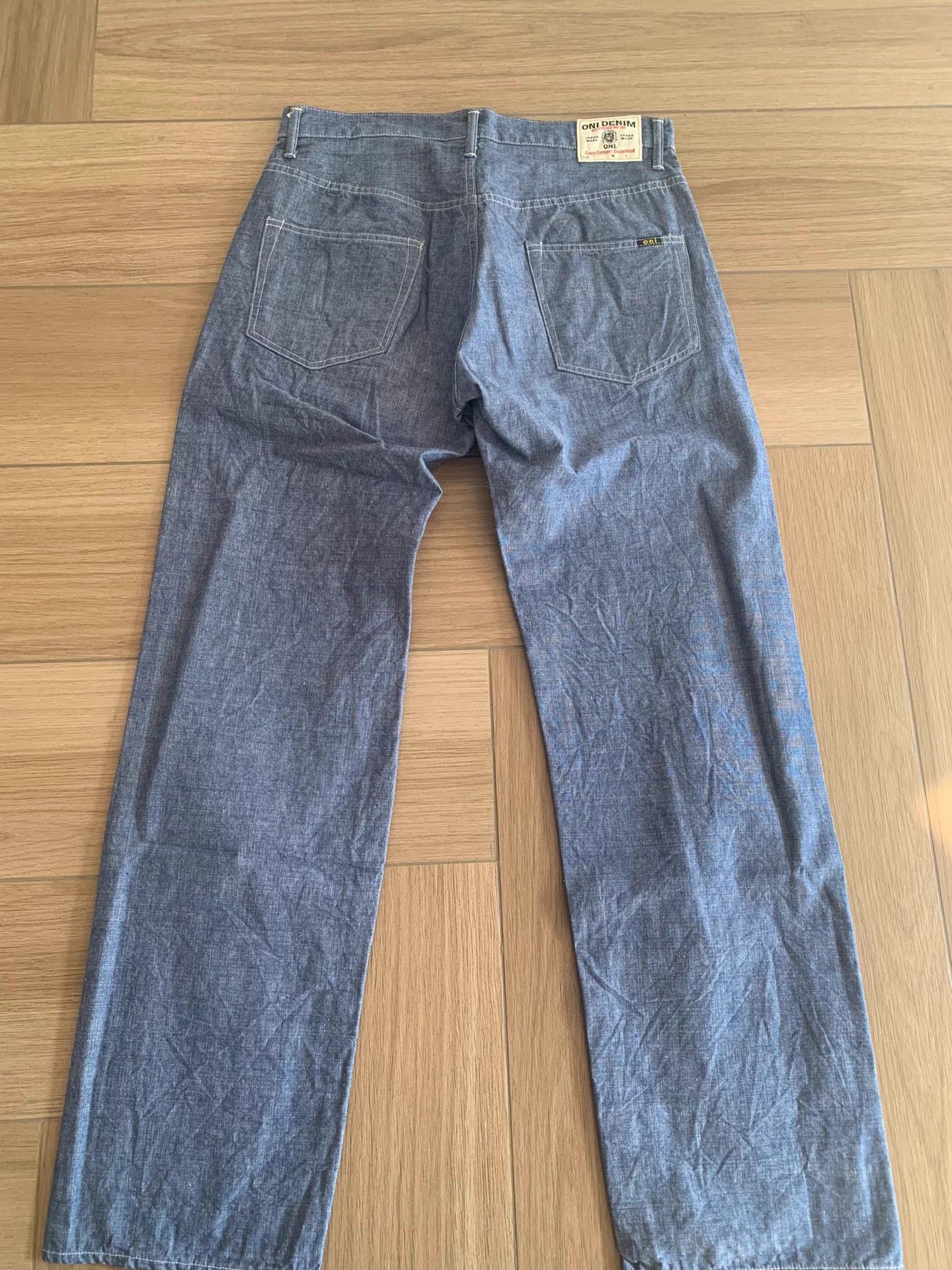 Other Japanese 8oz light loose straight chambray unisex Size US 34 / EU 50 - 2 Thumbnail