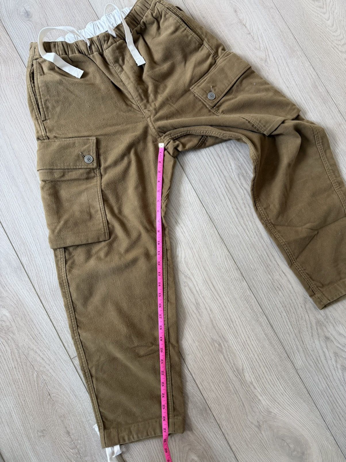Nanamica Nanamica - Flannel Easy Cargo Pants Camel Size US 30 / EU 46 - 14 Thumbnail