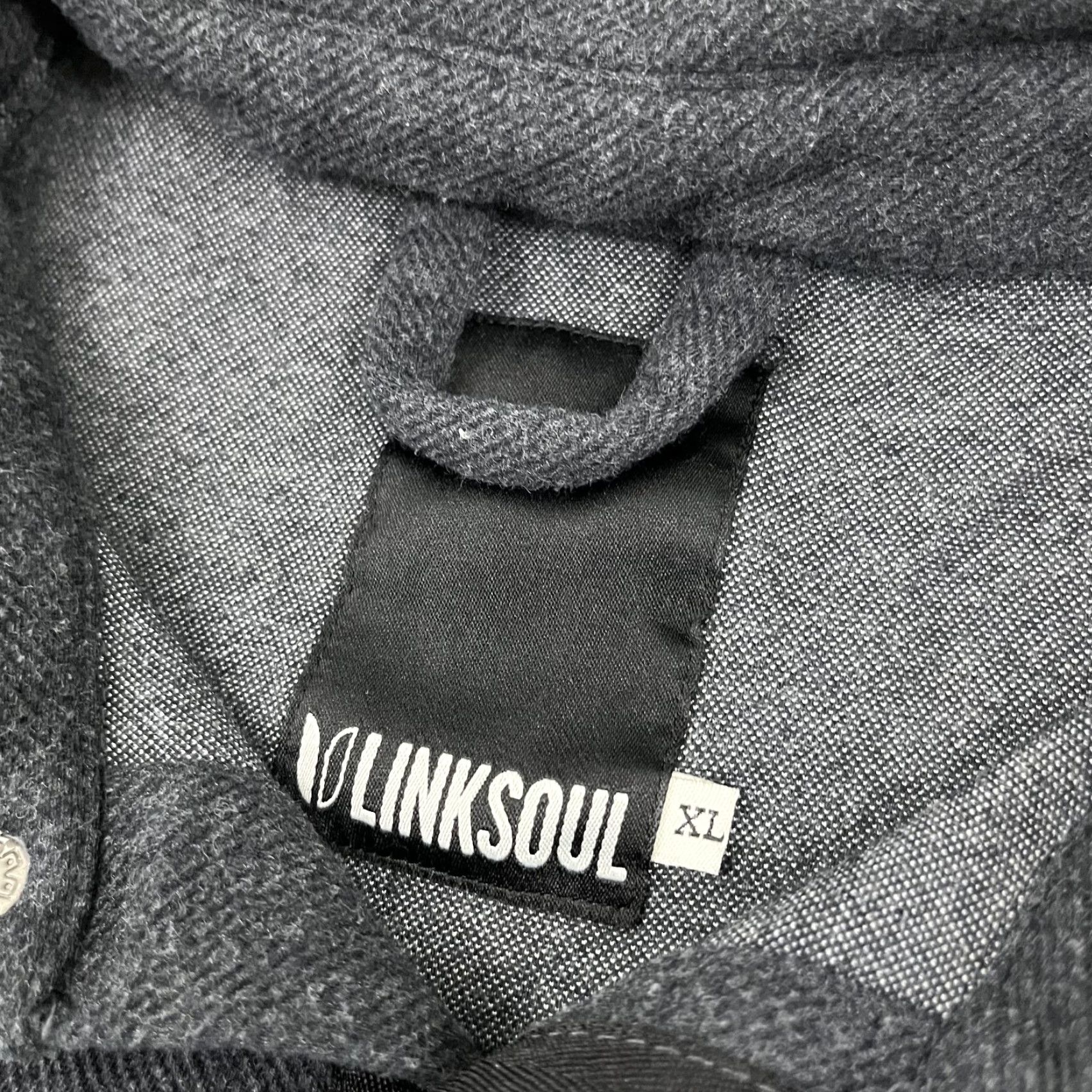 Vintage Linksoul Mens XL Gray Shirt Jacket Shacket Wyeth Snap Up Pockets Golf Peninsula Size US XL / EU 56 / 4 - 3 Thumbnail