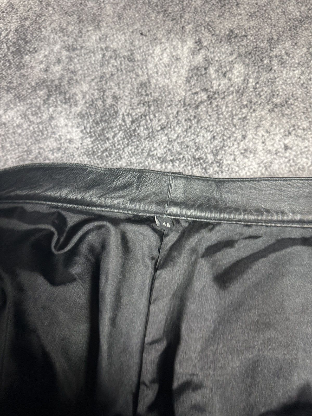 Genuine Leather Y2K Vintage Leather Pants Opium Style Alt Biker USA Rare M Size US 31 - 5 Thumbnail