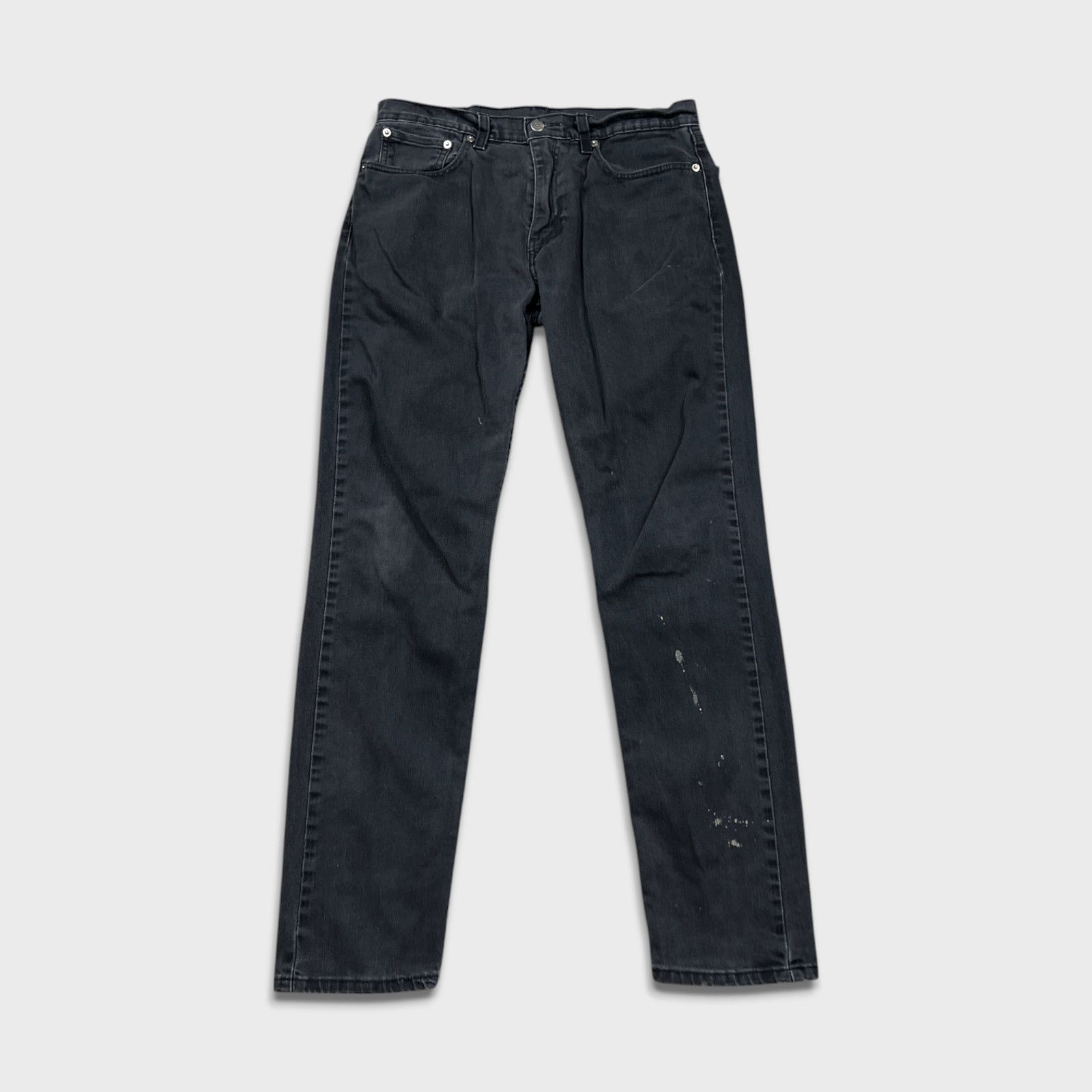 Levi's × Vintage Levi's 502 Jeans 32x32 Black Regular Taper Fit Faded Denim Size US 32 / EU 48 - 1 Thumbnail