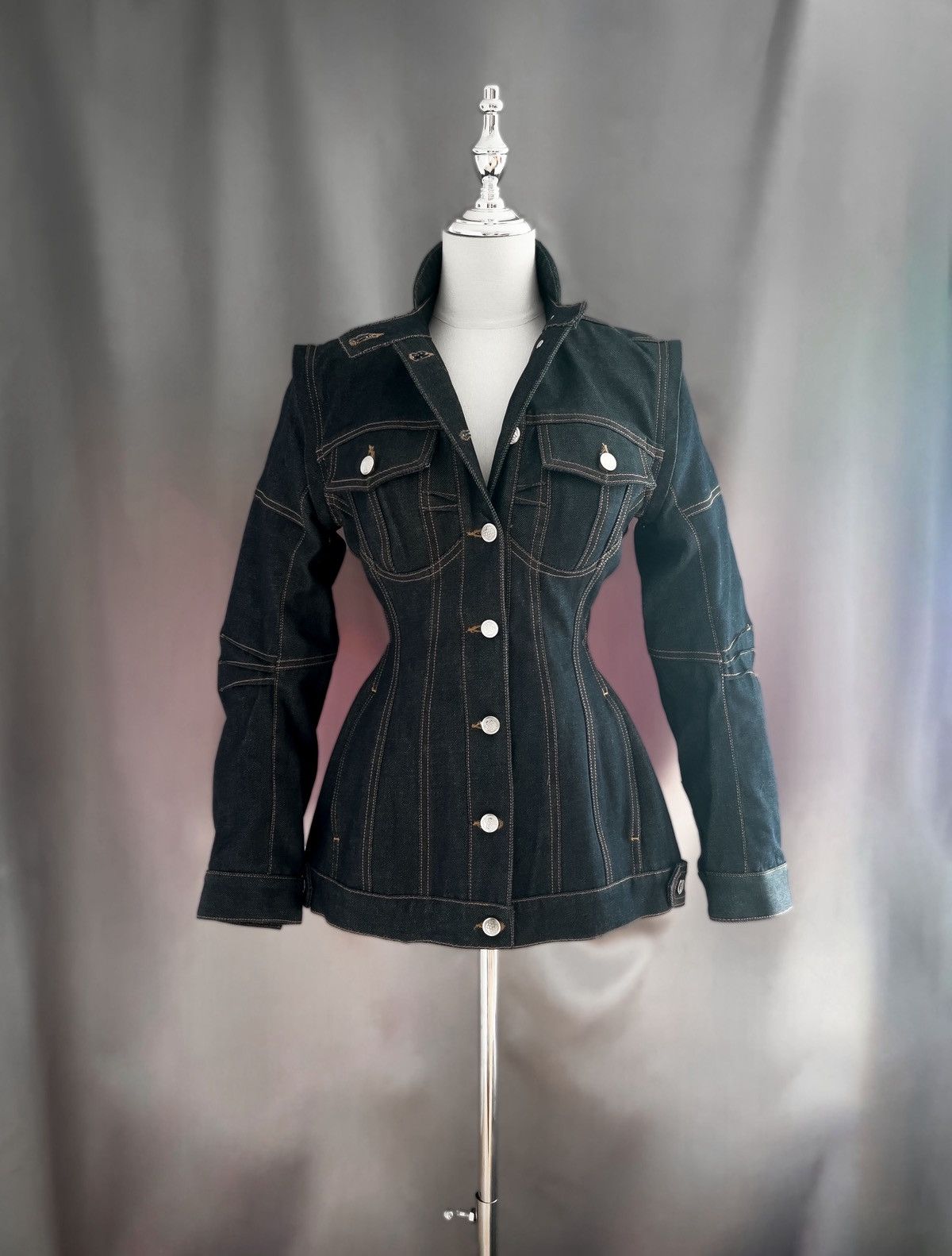 Marine Serre Vest denim Marine Serre Size S / US 4 / IT 40 - 1 Thumbnail