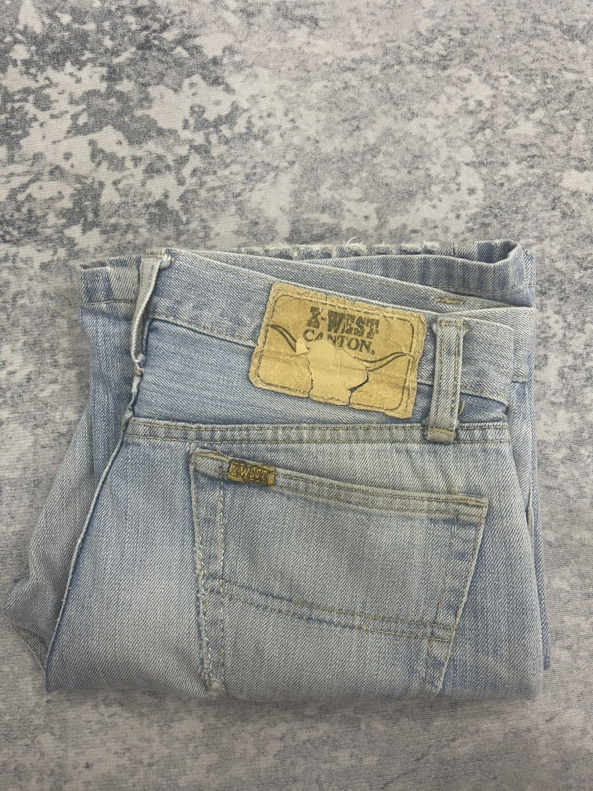 South2 West8 Flare Pants 60s 70s X-West Canton Bell Bottom Bootcut s22 Size US 31 - 25 Thumbnail
