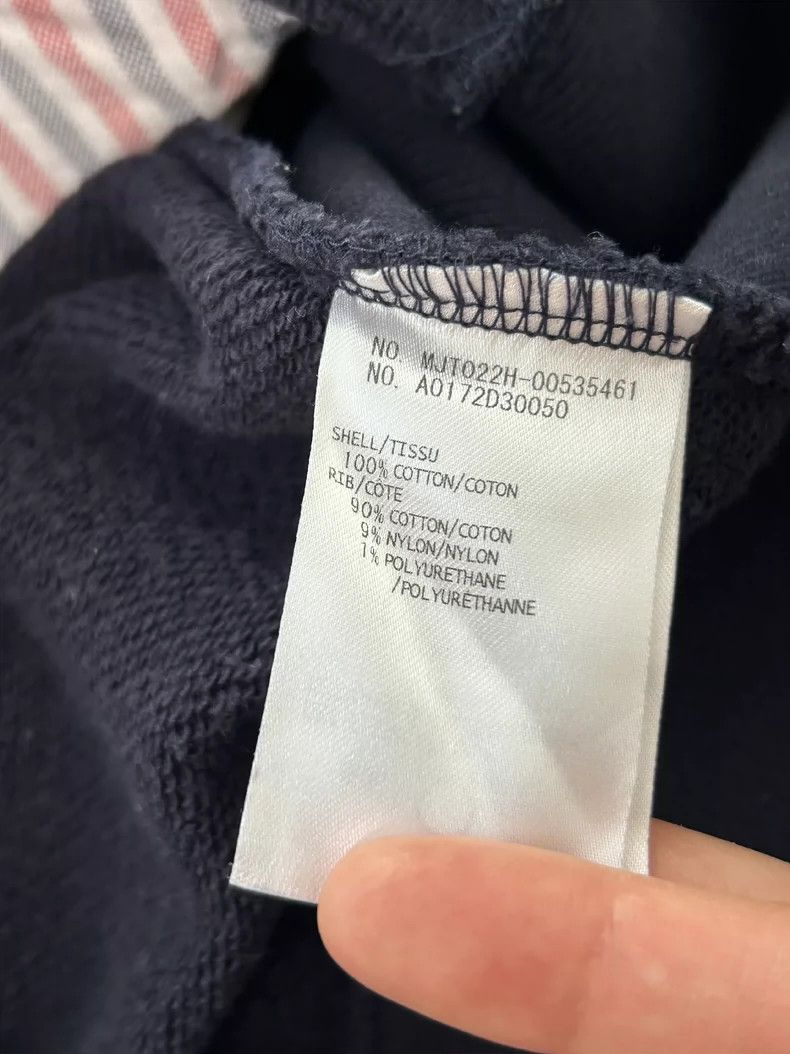 Thom Browne Thom Browne Size 1Classic four-stripe Blue Sweater Coat 250 Size US S / EU 44-46 / 1 - 6 Thumbnail