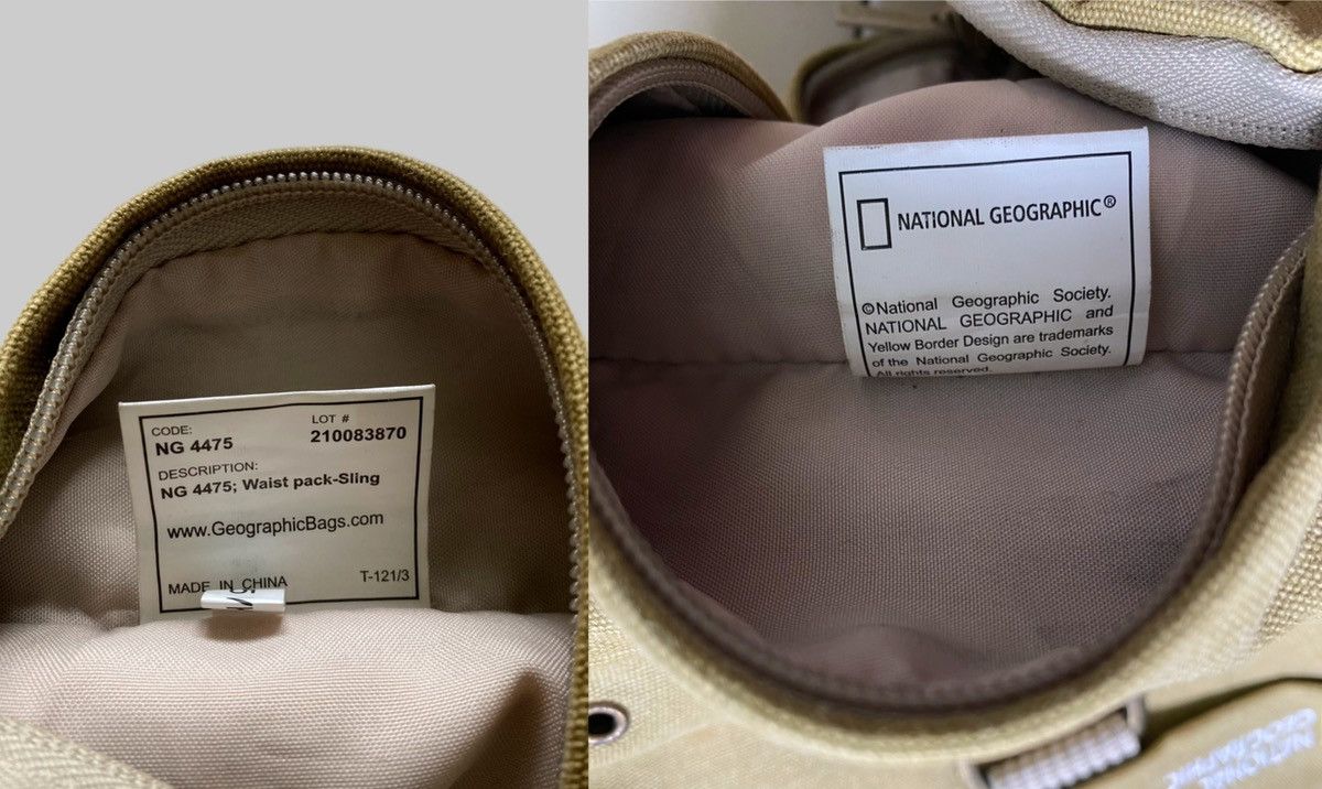 Vintage Rare National Geographic “Earth Explorer” Waist Pack-Sling Size ONE SIZE - 5 Thumbnail