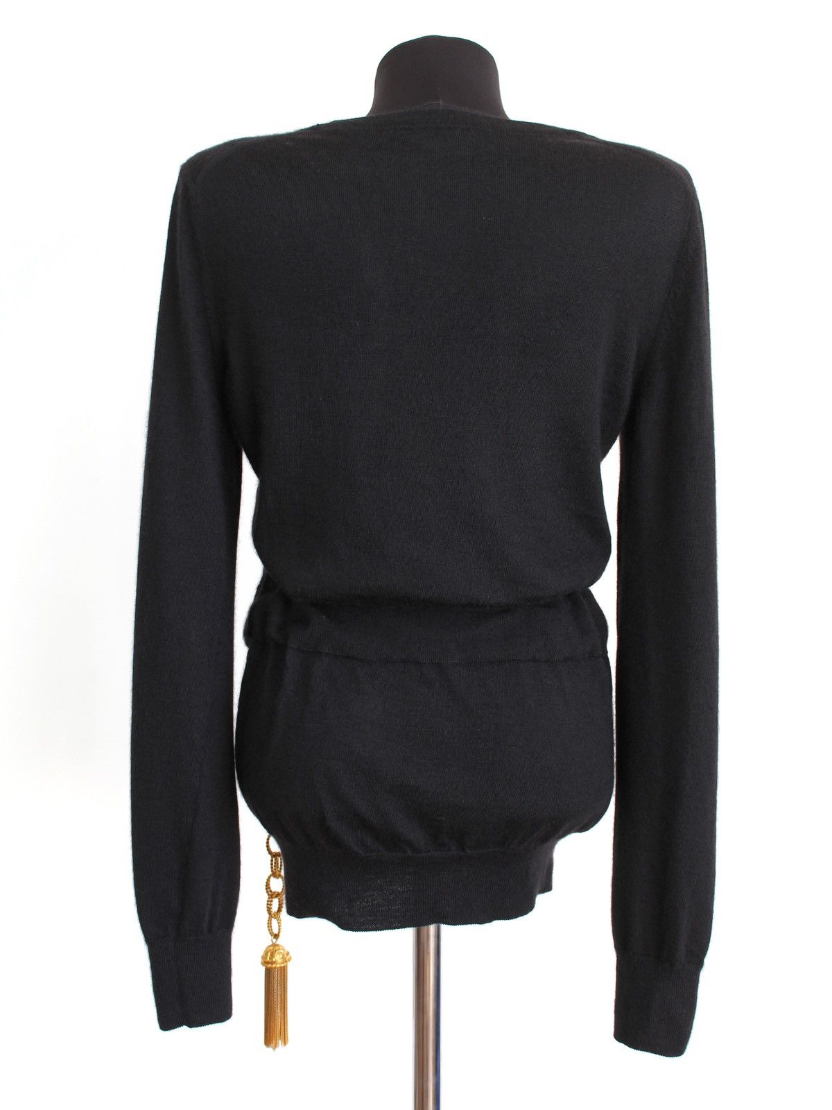 Dolce & Gabbana Dolce Gabbana Rare Sweater With Gold Chain Belt Size S / US 4 / IT 40 - 5 Thumbnail