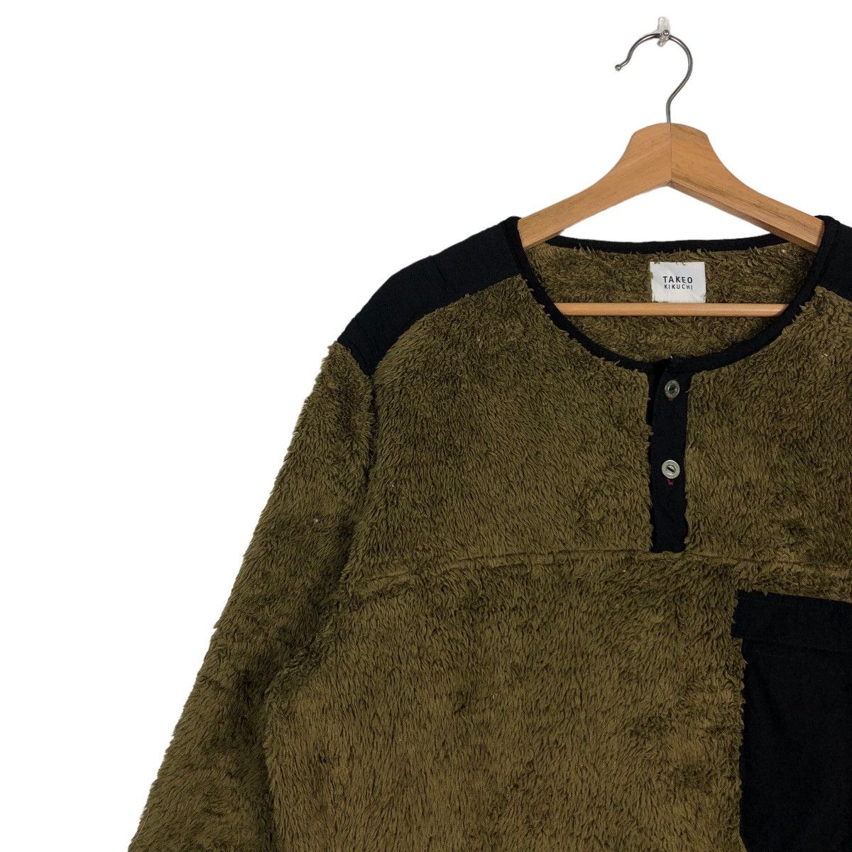 Japanese Brand 🔥90’s Fleece Sherpa Jacket Takeo Kikuchi Japan Size US L / EU 52-54 / 3 - 6 Thumbnail