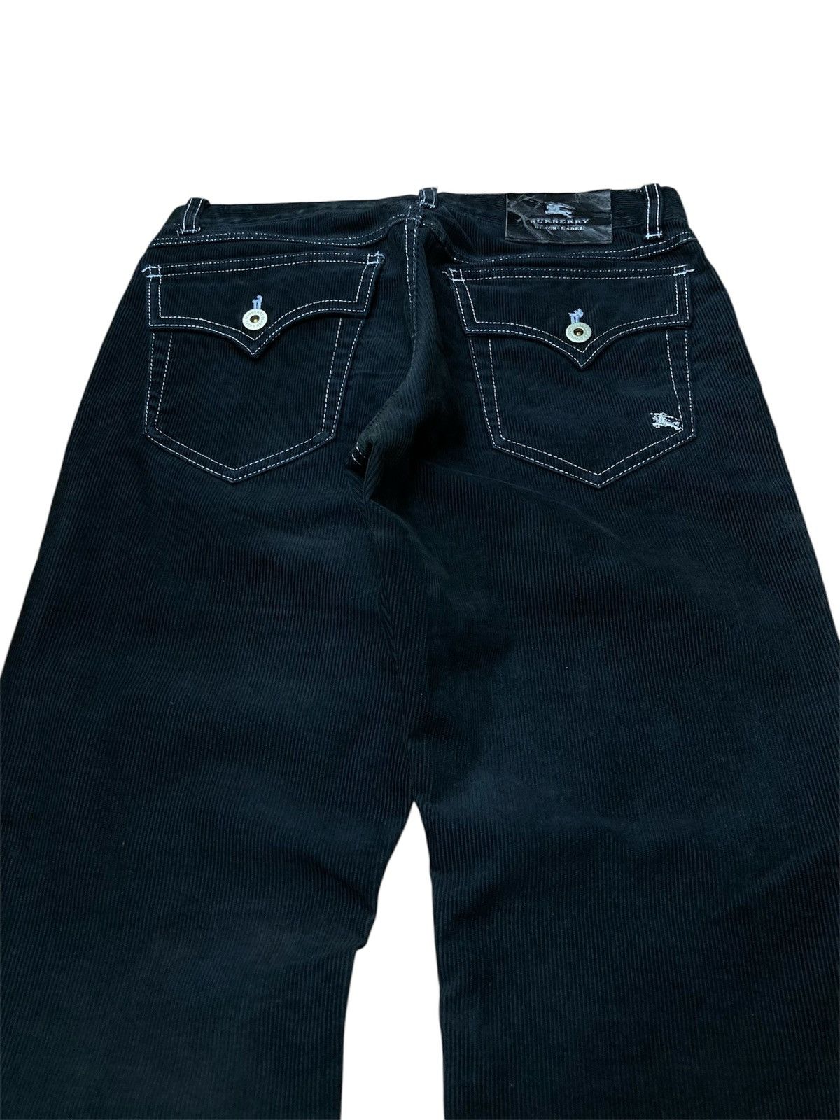 Burberry Vintage Burberry Black Label Contrast Stitch Corduroy Pants Size US 28 / EU 44 - 4 Thumbnail