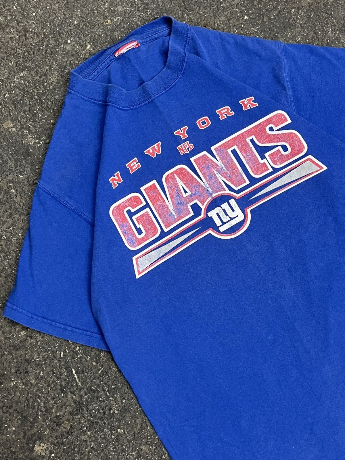 Vintage NY giants nfl vintage tee shirt hype rare sun faded y2k Size US L / EU 52-54 / 3 - 2 Thumbnail
