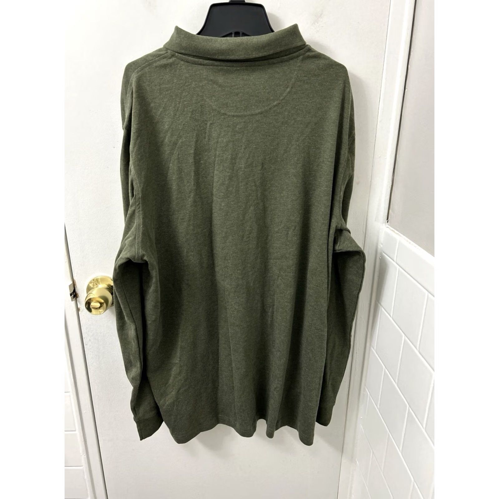 Croft & Barrow Croft & Barrow Polo Shirt Mens XL Dark Green Easy Care Long Sleeve NWT MSRP 34 Size US XL / EU 56 / 4 - 7 Thumbnail