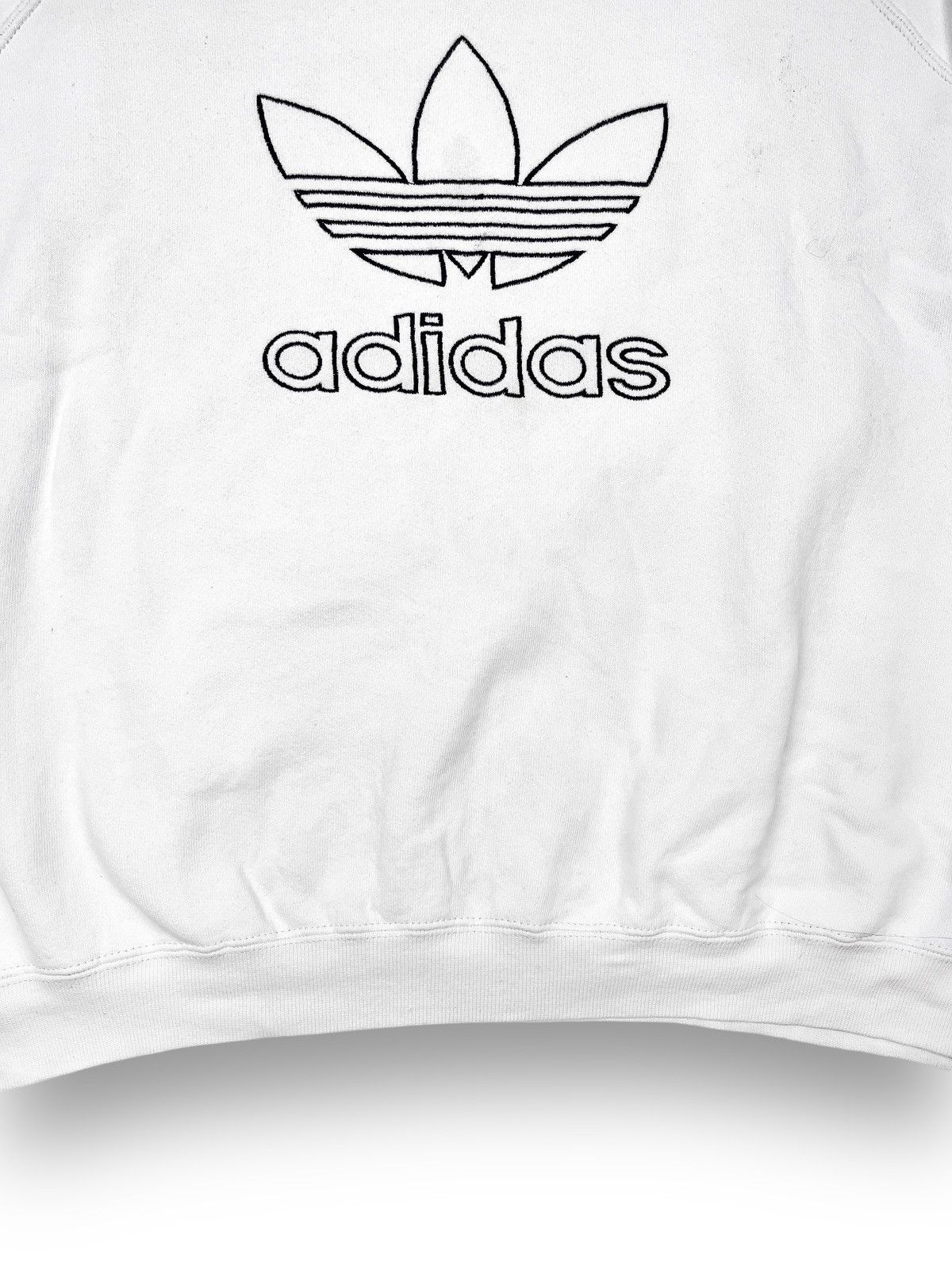 Adidas 90s Adidas Trefoil Vintage Sweatshirt Size US XL / EU 56 / 4 - 5 Thumbnail