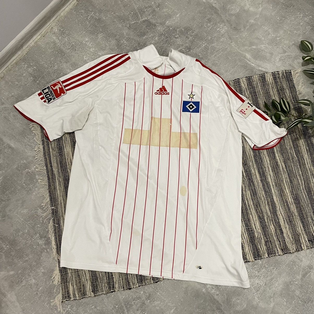 Pre-owned Adidas X Jersey 90's Hamburg Adidas Fly Emirates Retro Jersey T Home Liga In Multicolor