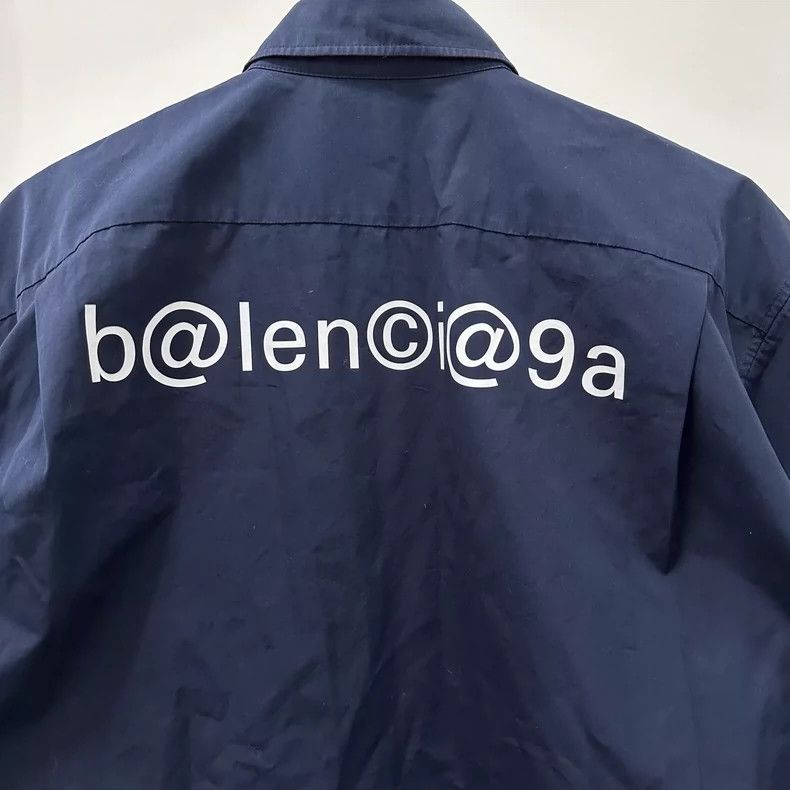 Balenciaga Balenciaga size 37 SS20 Back mailbox logo printed short sle Size US M / EU 48-50 / 2 - 3 Thumbnail