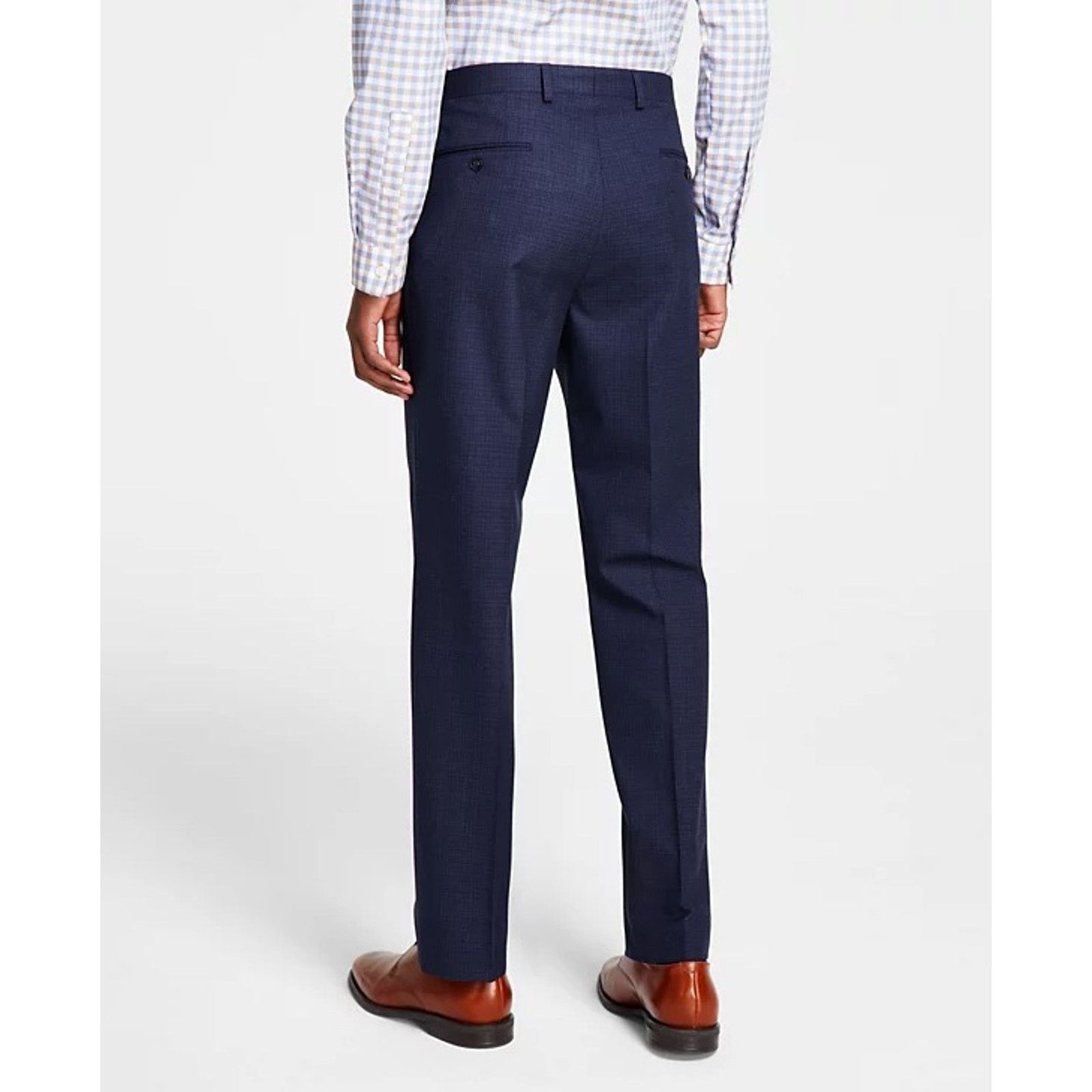 Michael Kors Michael Kors Men's Blue Marvin Dress Pants Size 40W 32L Size US 40 / EU 56 - 2 Thumbnail