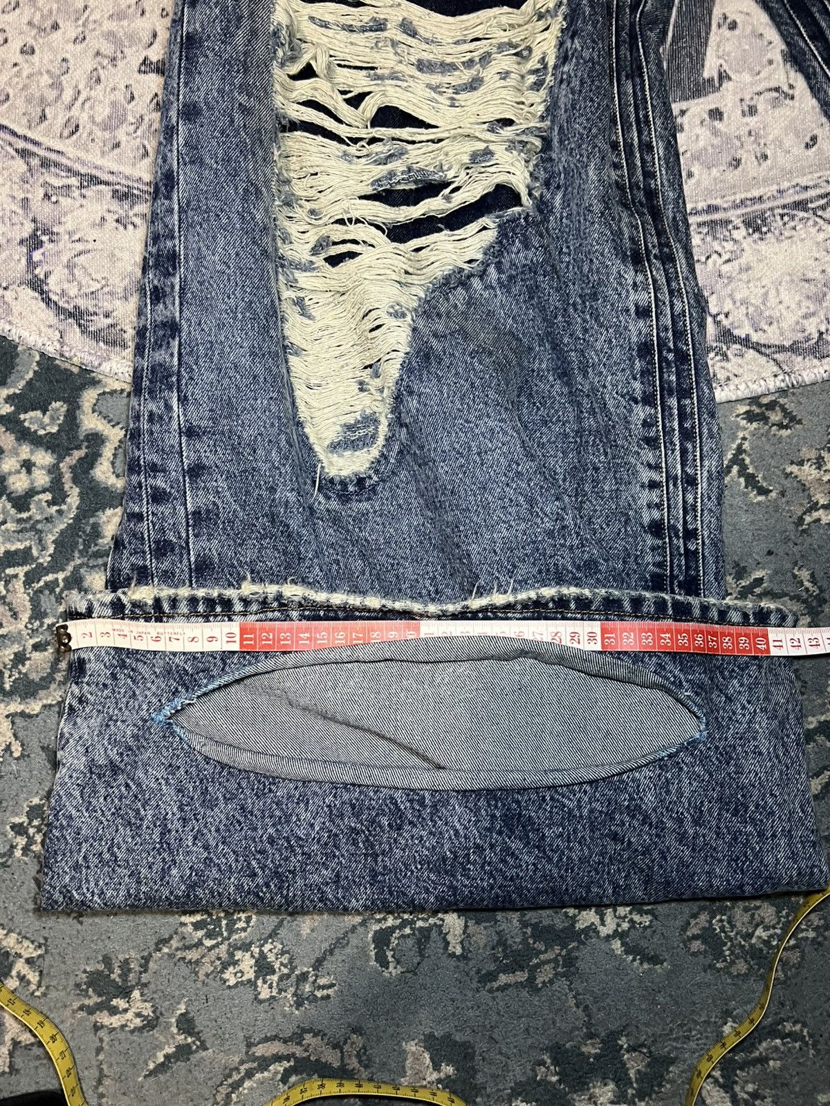 Vetements Vetements baggy patched knee distressed jeans Size US 34 / EU 50 - 9 Thumbnail