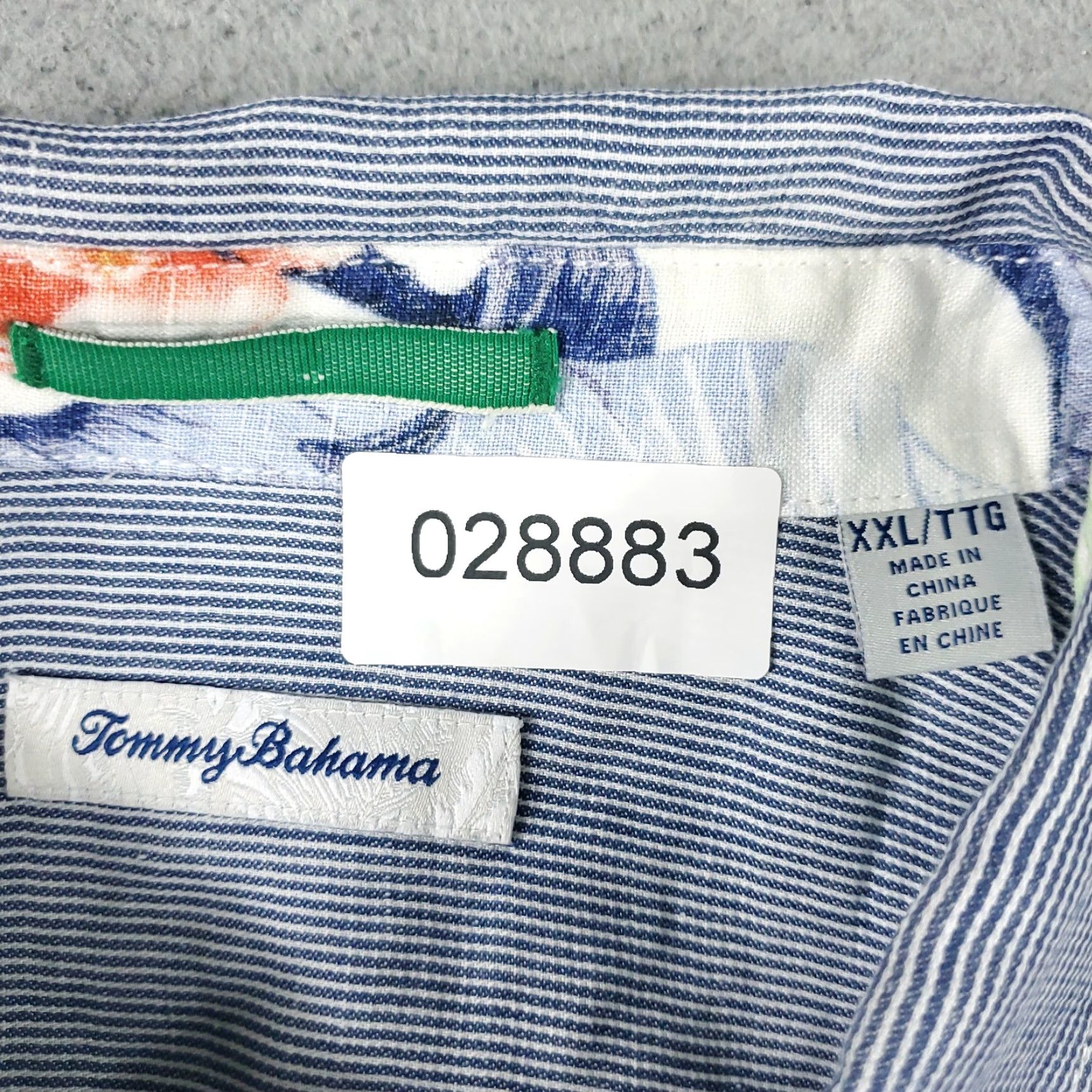 Tommy Bahama Tommy Bahama Shirt Mens 2XL Blue Striped Button-Up Long Sleeve Size US XXL / EU 58 / 5 - 7 Thumbnail